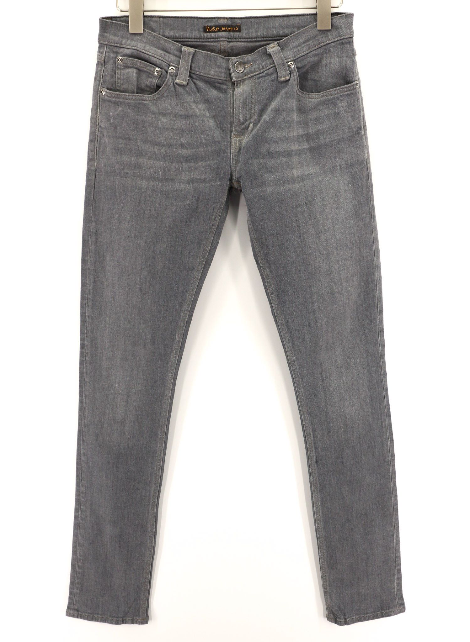 Nudie Jeans TIGHT LONG JOHN W31/L34 Organic Charcoal Jeans 80701 Size US 31 - 1 Thumbnail