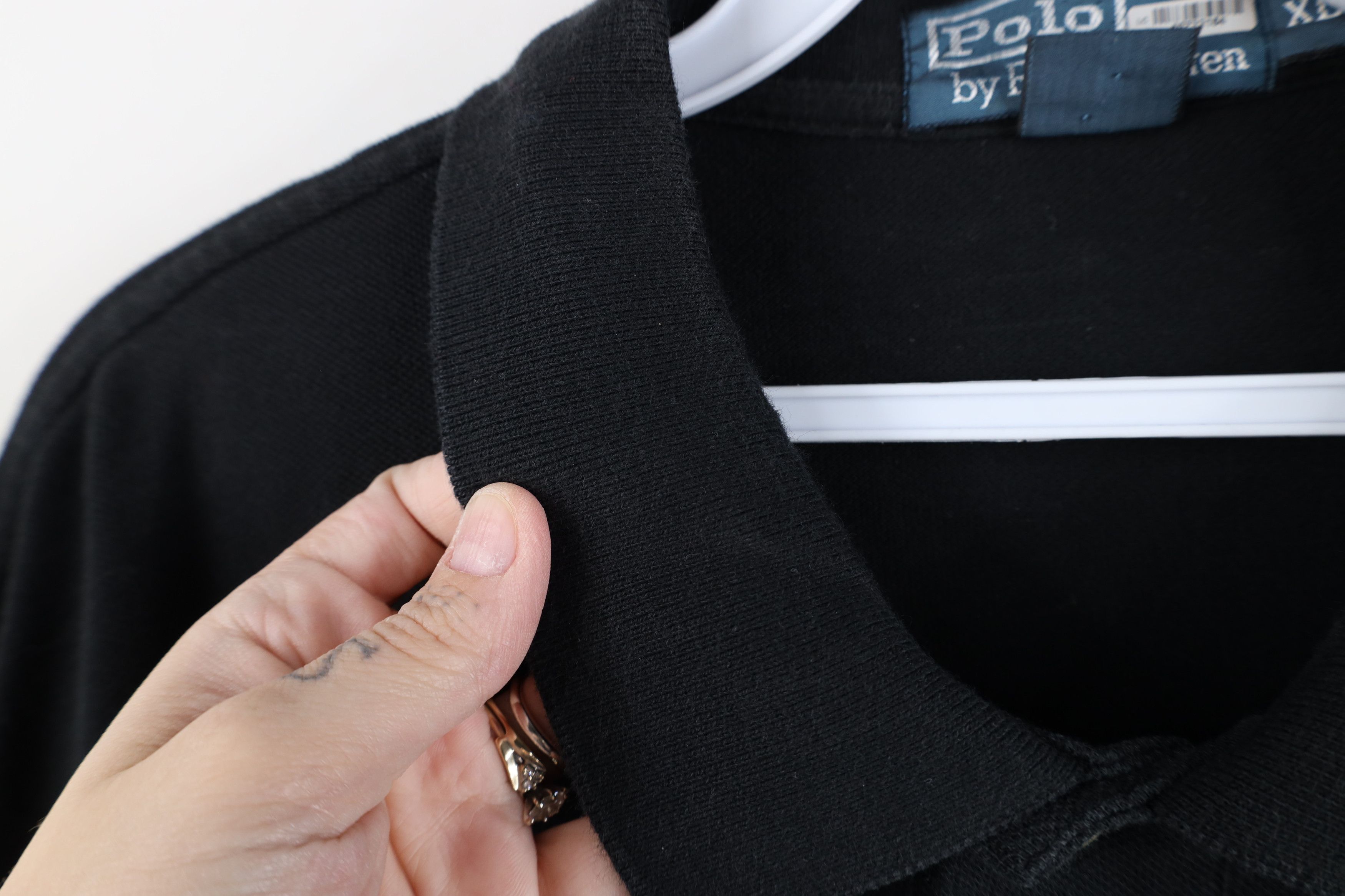 Ralph Lauren Vintage 90s Ralph Lauren Collared Golf Polo Shirt Black Size US XL / EU 56 / 4 - 6 Thumbnail