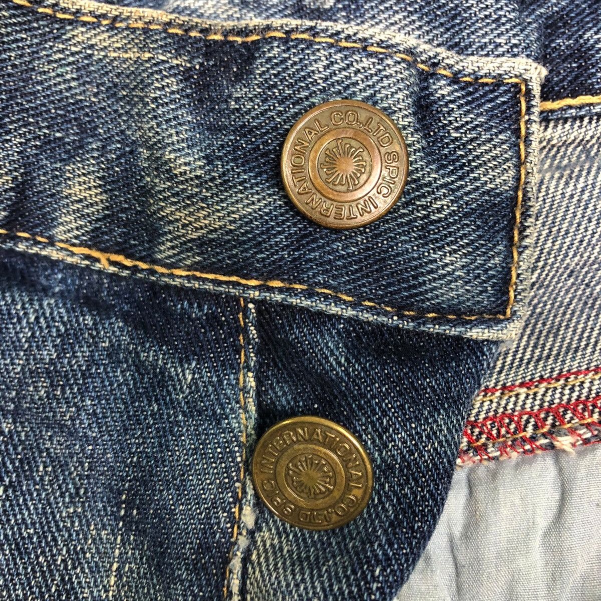 Tornado Mart 📌Bow Cut Design Punk Style Patch Work Style Butterfly Denim Size 32" / US 10 / IT 46 - 19 Thumbnail