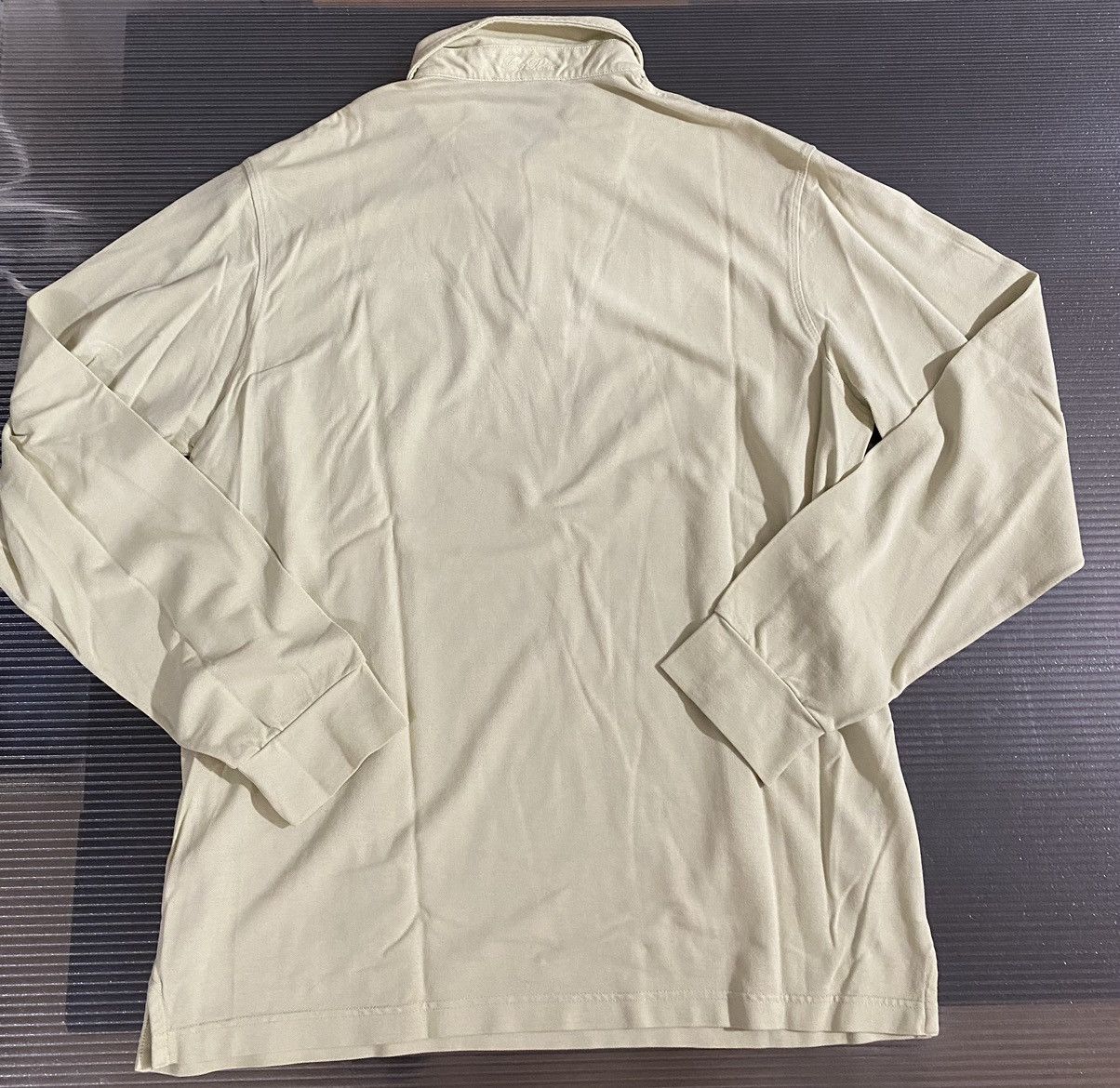 Loro Piana Loro Piana 🇮🇹 Pale Lime LS Open Polo XL NWT Made in Italy Size US L / EU 52-54 / 3 - 5 Thumbnail
