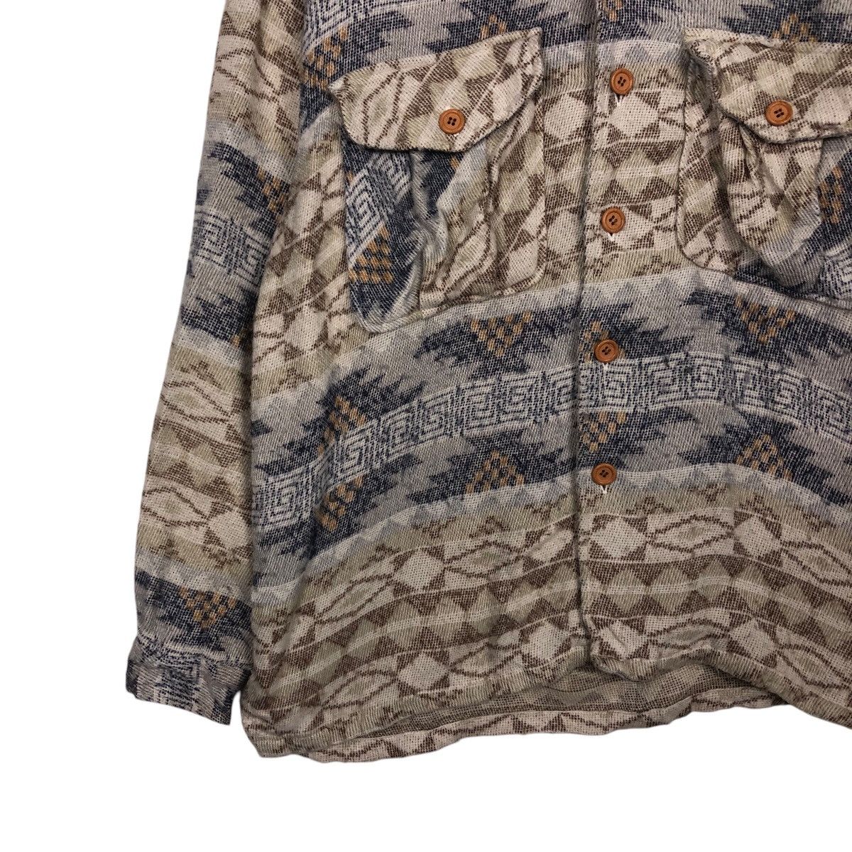 Japanese Brand × Vintage Vintage Chore Button Jacket Brand Jake Navajo Native Design Size US L / EU 52-54 / 3 - 5 Thumbnail