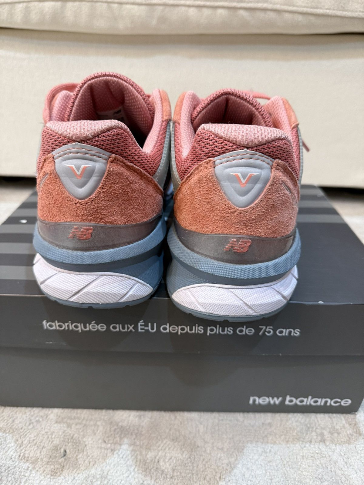 New Balance New Balance 990v5 Sunrise Rose Made in USA Size US 11 / EU 44 - 4 Thumbnail