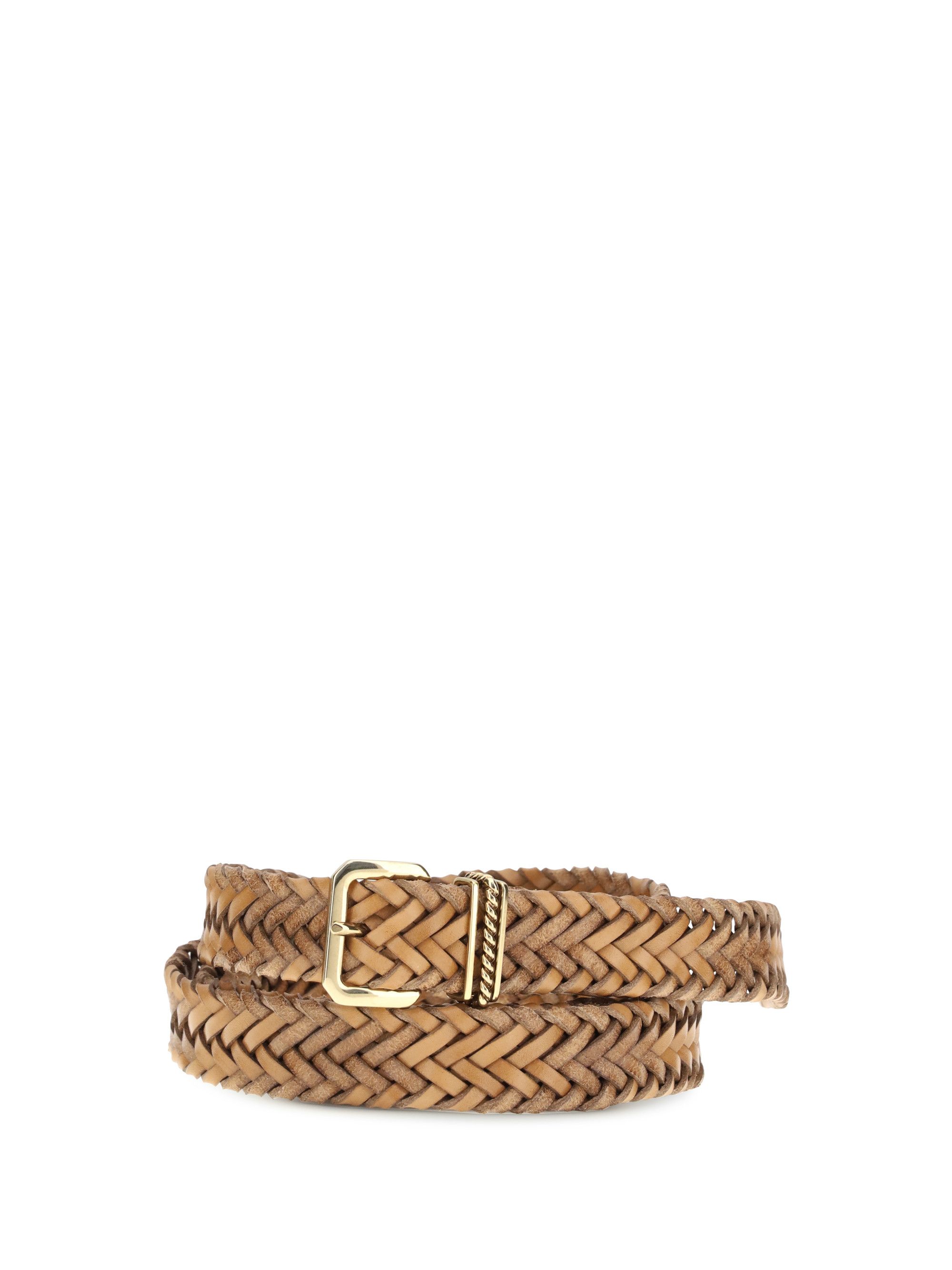 Etro Braided leather Belt Size ONE SIZE - 1 Thumbnail