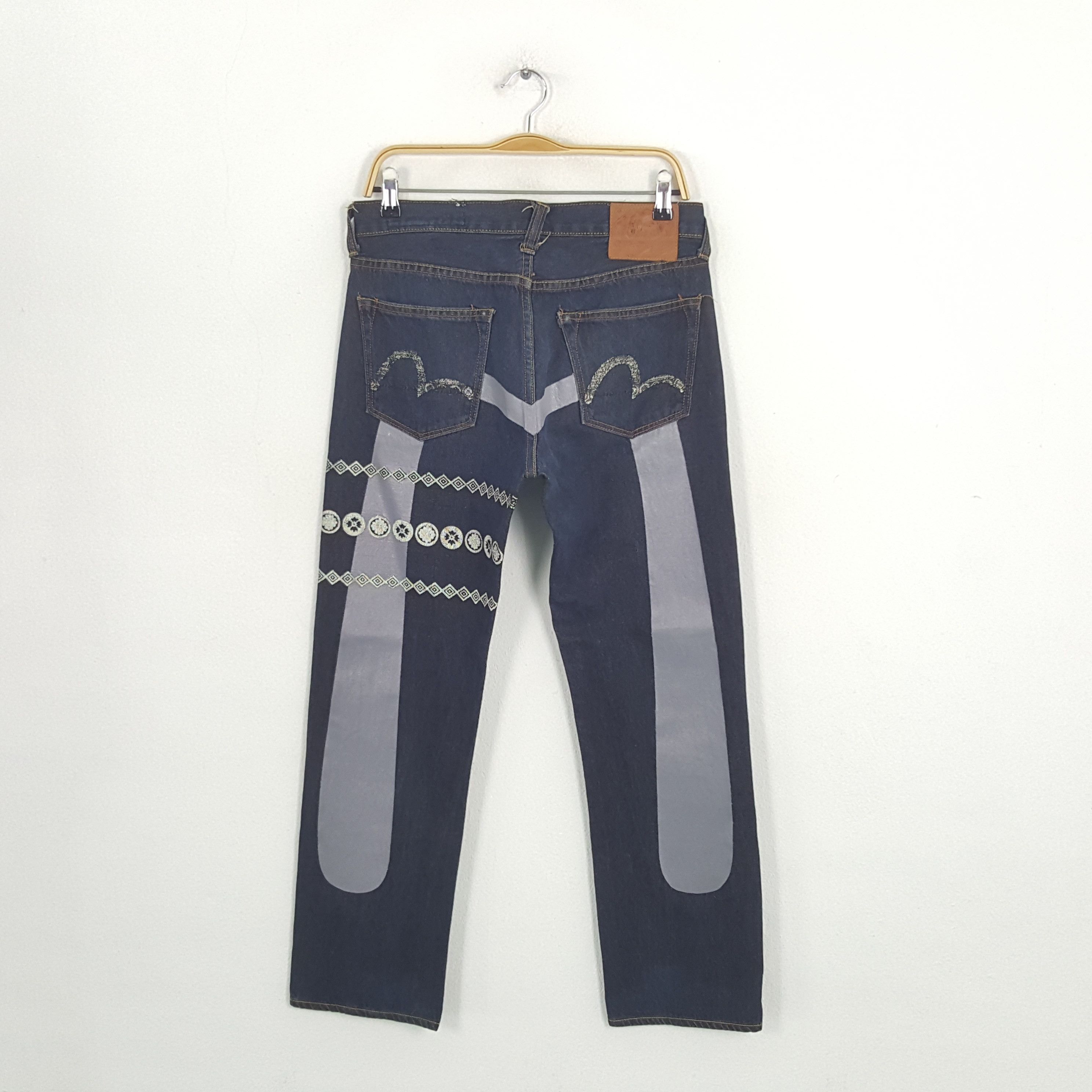 Evisu × Japanese Brand × Vintage Vintage Evisu Japanese Brand Daicock Custom Art Denim Jeans Size US 30 / EU 46 - 1 Thumbnail