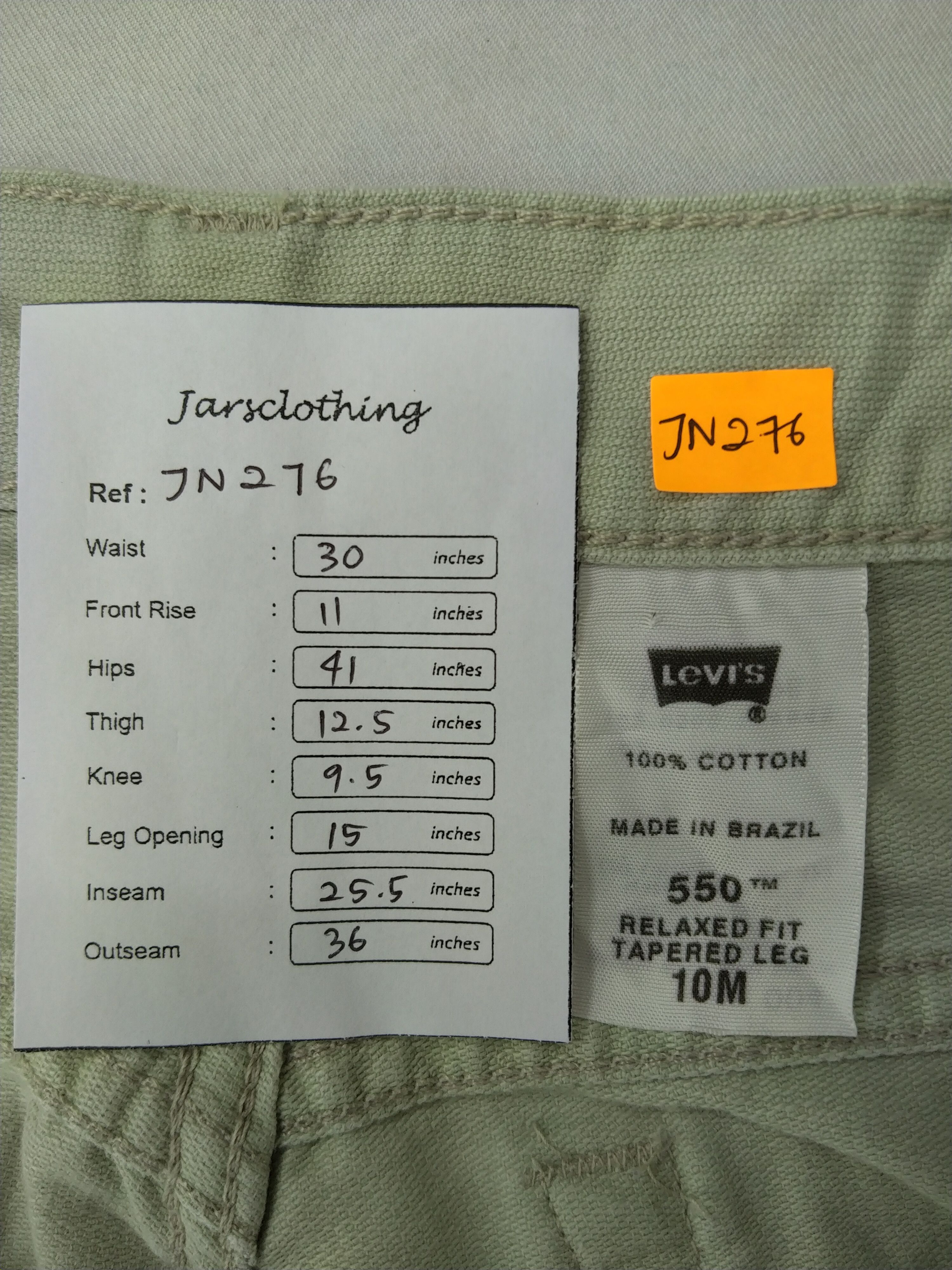 Levi's Cream Relaxed Vintage Levi's 550 Denim 30x25.5 -JN276 Size US 30 / EU 46 - 9 Thumbnail