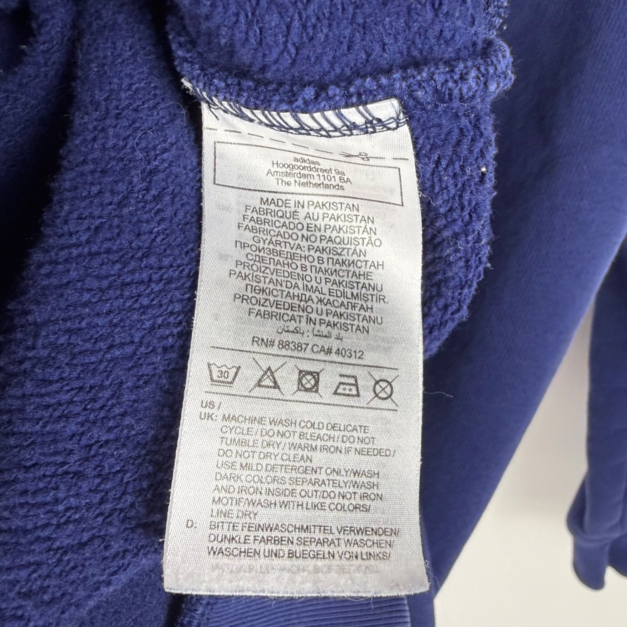 Adidas Adidas Essentials Trefoil Men's Pullover Hoodie Blue Size S Size US S / EU 44-46 / 1 - 6 Thumbnail