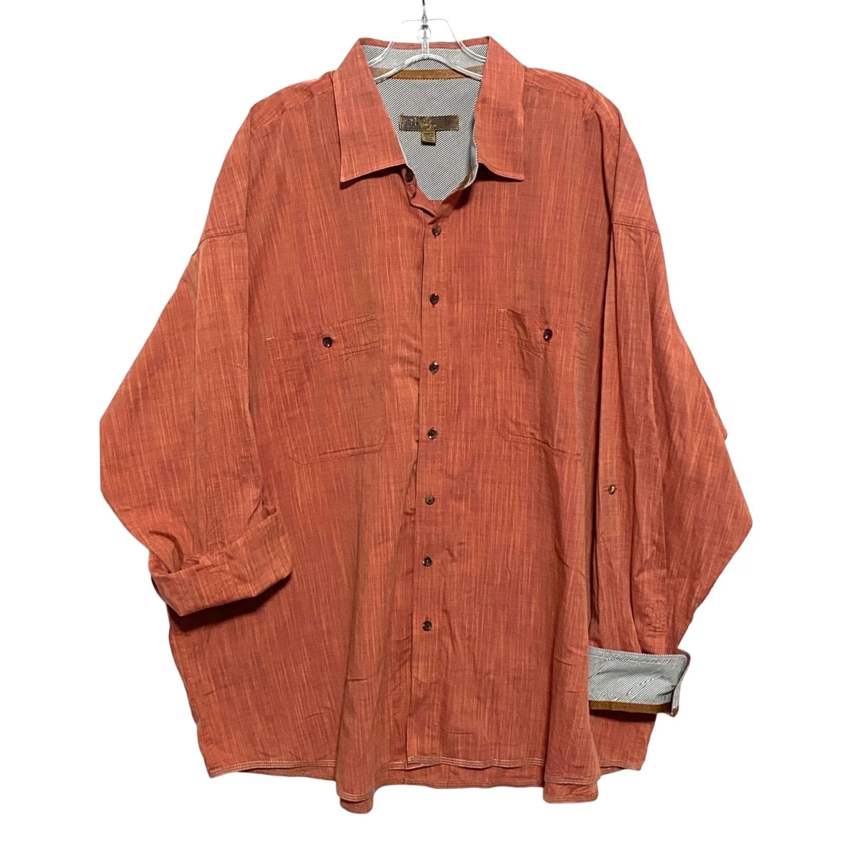 Pronto Uomo Pronto Uomo Button-Down Shirt Mens 3XL Orange Utility Preppy Classic Long Sleeve Button-Up Size US XXL / EU 58 / 5 - 2 Thumbnail
