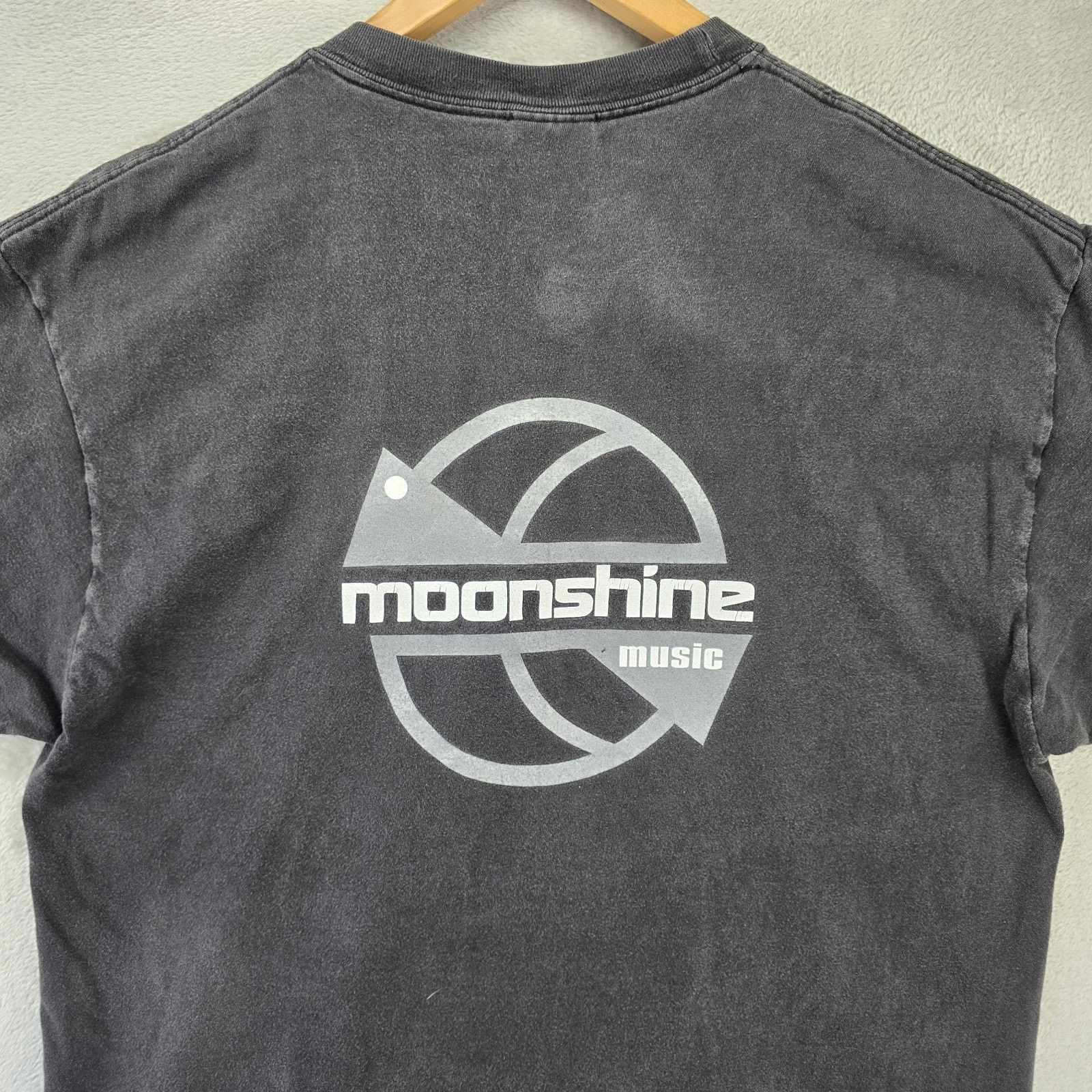 Hanes Vintage Moonshine Music Shirt XL Y2K Electronic House Rap Size US XL / EU 56 / 4 - 8 Thumbnail