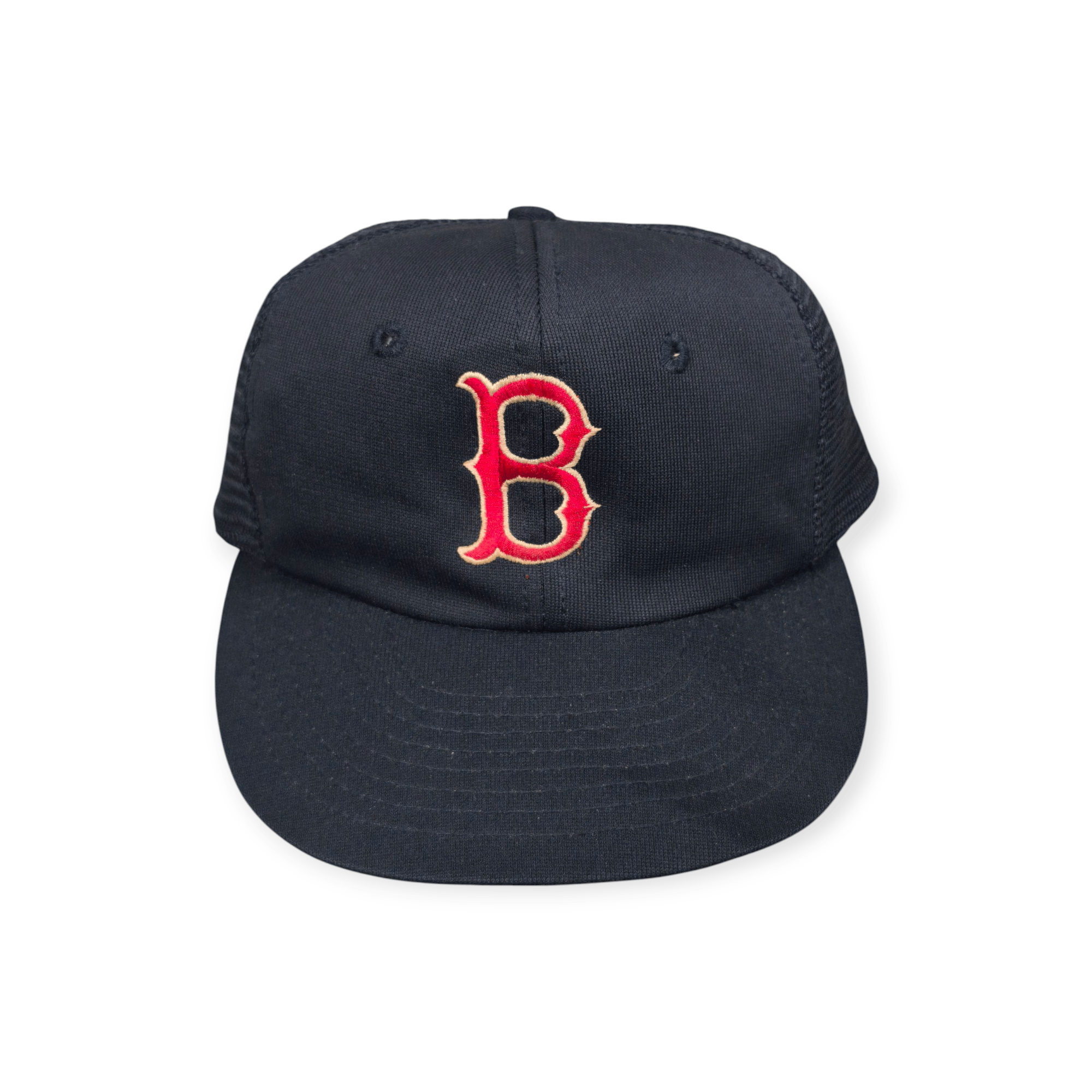 Vintage Vintage 80s Boston Red B Snapback Trucker Hat Size ONE SIZE - 1 Thumbnail