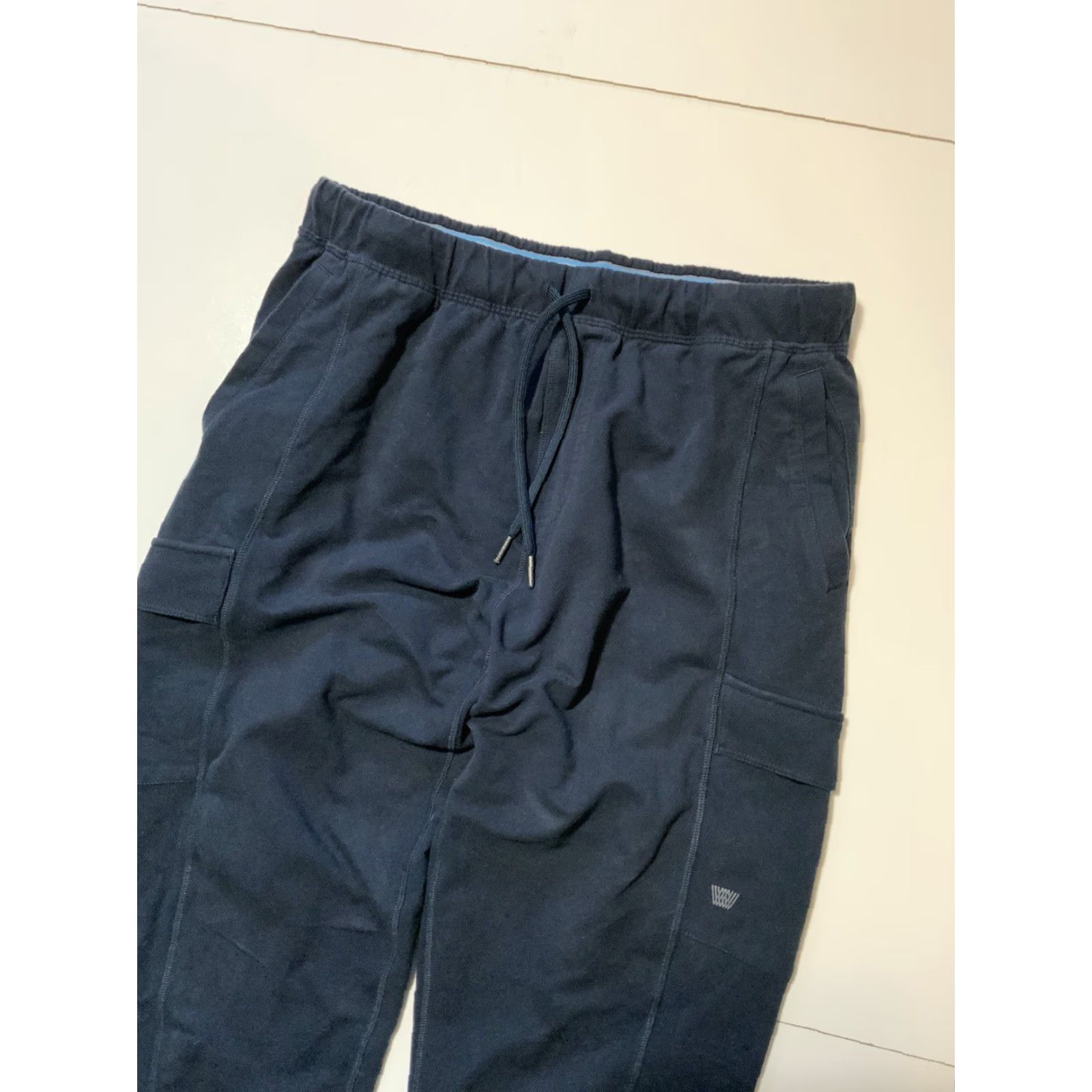 Vintage Mack Weldon For Daily Wear Cargo Navy Essential Lounge Jogger Sweatpants M Men Pants Regular Size M Sweatpants Navy Size US 31 - 5 Thumbnail