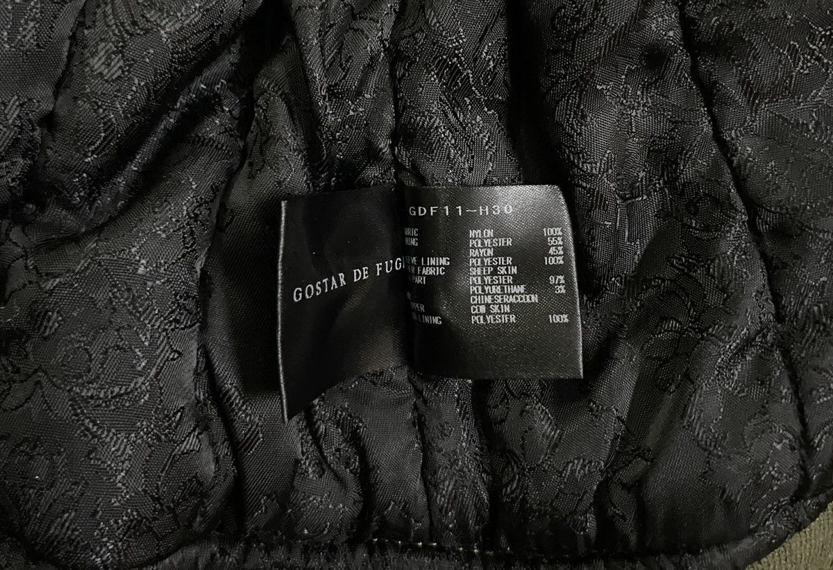 GOSTAR DE FUGA Very Rare Vintage Brand Gostar De Fuga Fur MA-1 Jacket 2000s Size US M / EU 48-50 / 2 - 10 Thumbnail