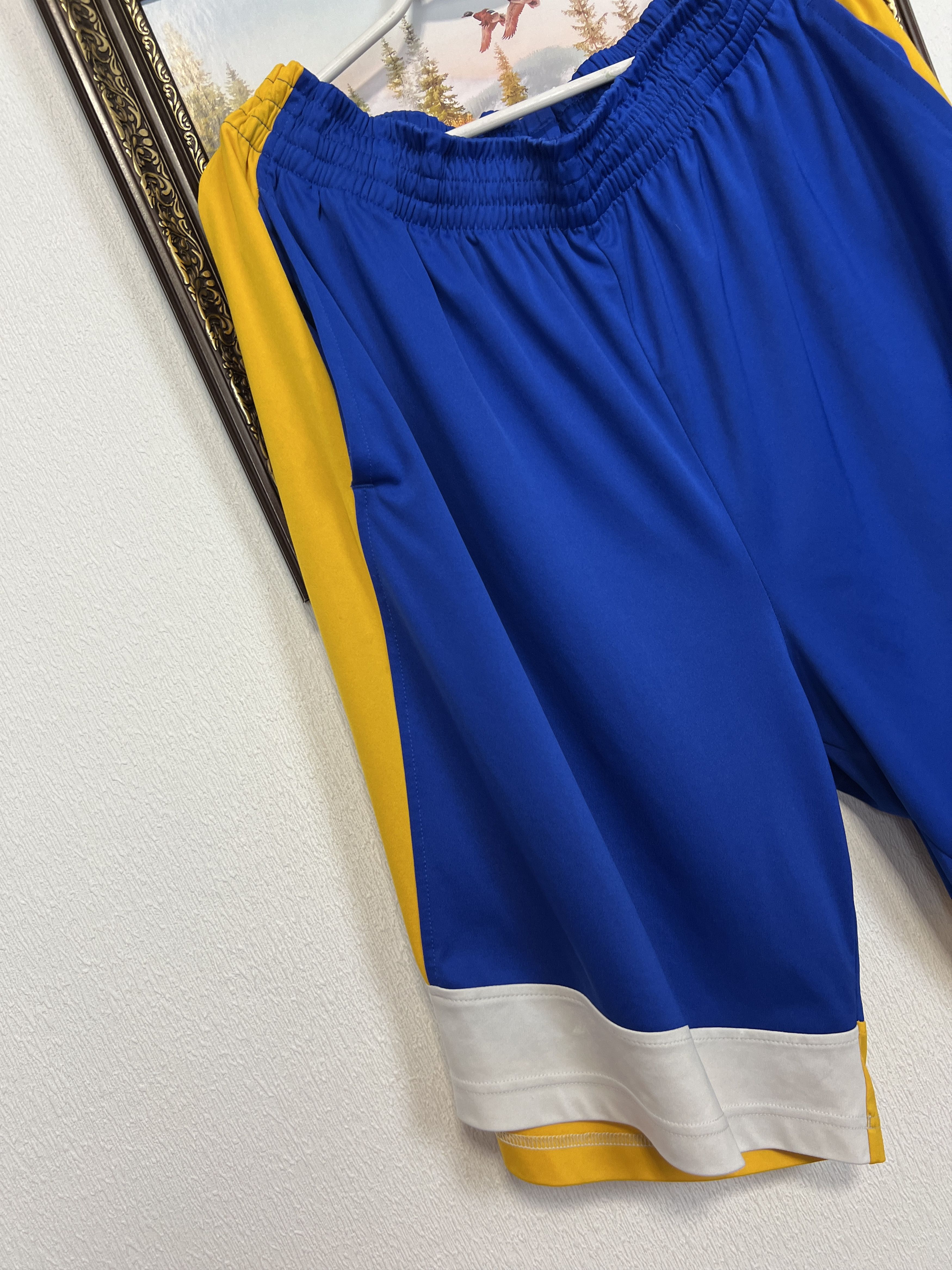 Adidas Adidas Golden State Warriors NBA Basketball Shorts Athletic Size US 38 / EU 54 - 3 Thumbnail