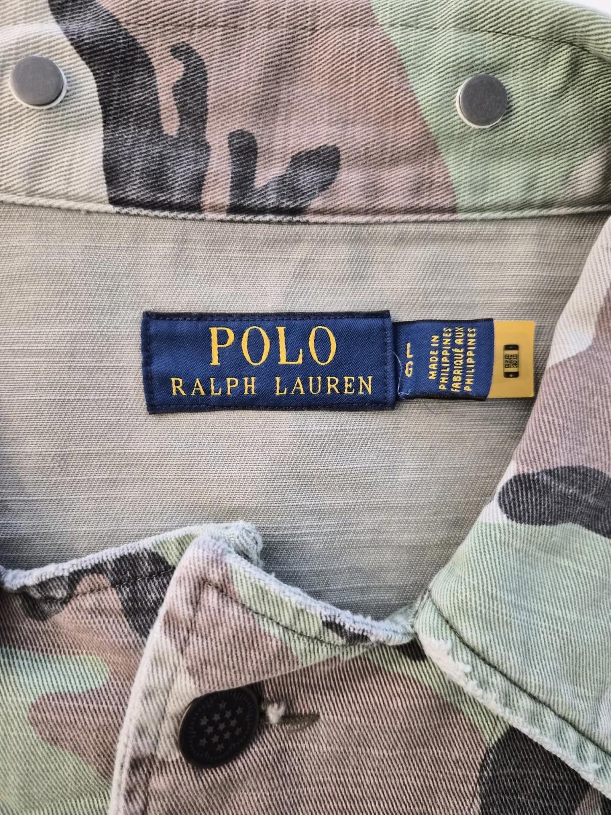 Polo Ralph Lauren POLO RALPH LAUREN CAMO MILITARY OVER SHIRT JACKET L Size US L / EU 52-54 / 3 - 3 Thumbnail