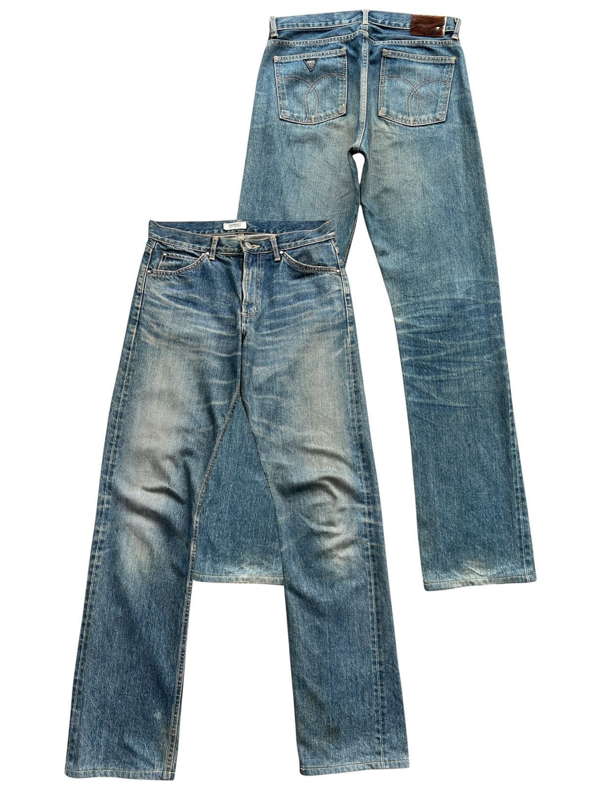 Fiorucci Vintage Fiorucci Distressed Selvedge Denim Jeans 31x32 Size US 31 - 1 Thumbnail