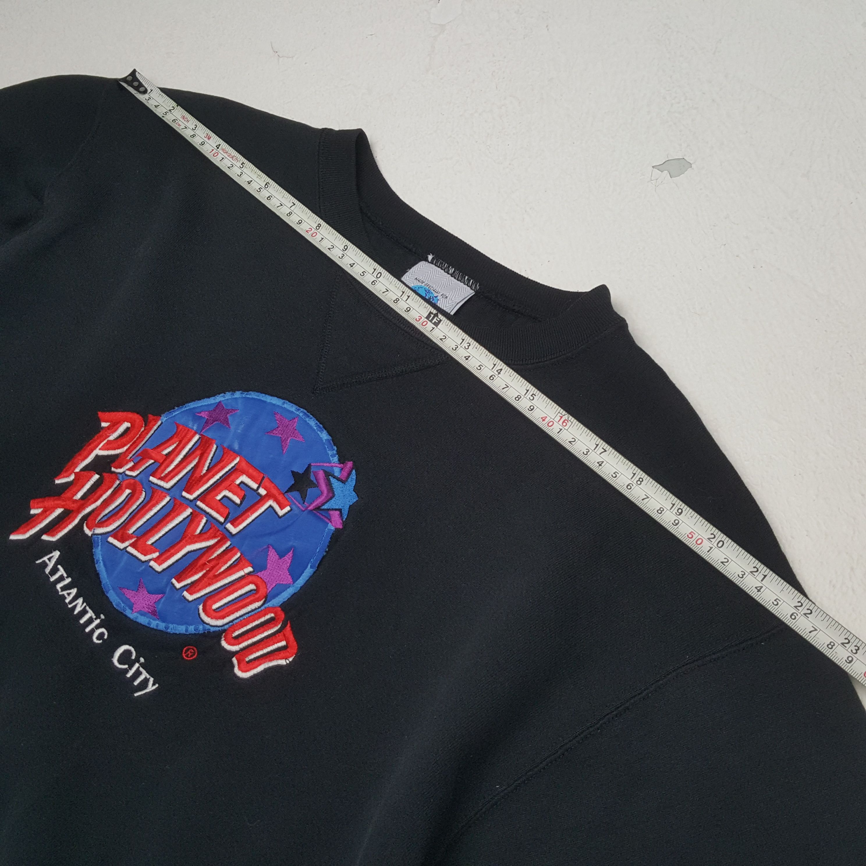 Planet Hollywood × Vintage PLANET HOLLYWOOD ATLANTIC CITY Vintage Sweatshirt Size US L / EU 52-54 / 3 - 4 Thumbnail
