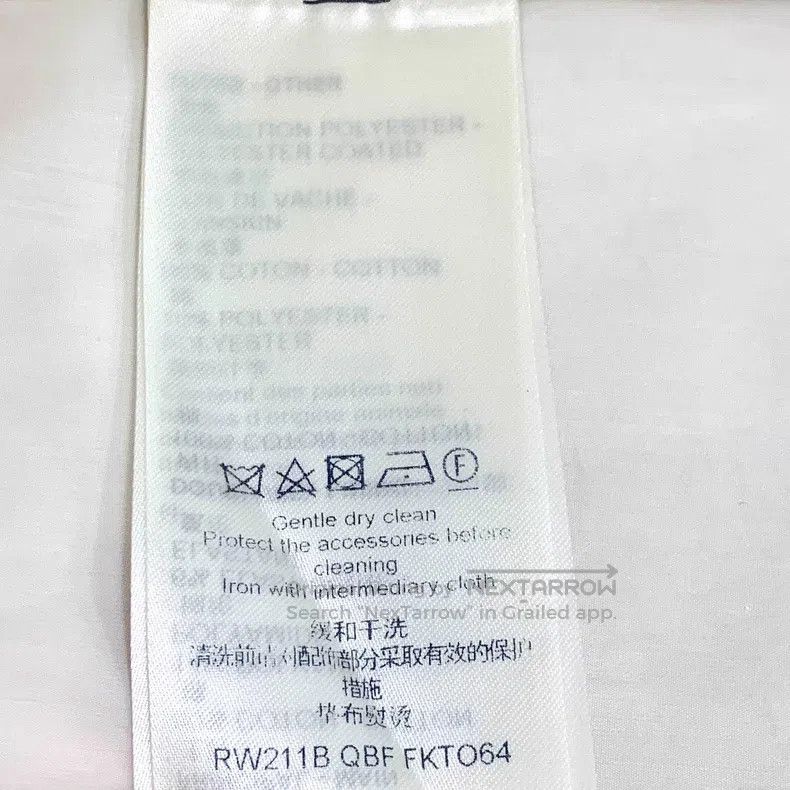 Louis Vuitton Louis Vuitton Cotton Single Breasted Long Sleeve Shirt wit Size XS / US 0-2 / IT 36-38 - 7 Thumbnail