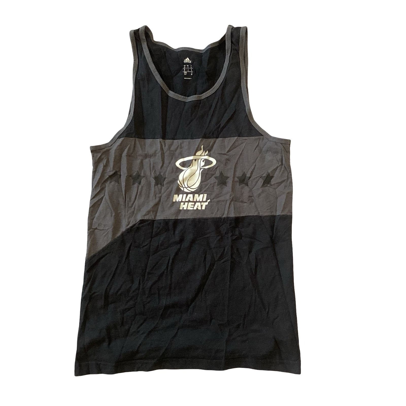 Adidas Adidas Miami Heat Logo Tank Size US S / EU 44-46 / 1 - 1 Thumbnail