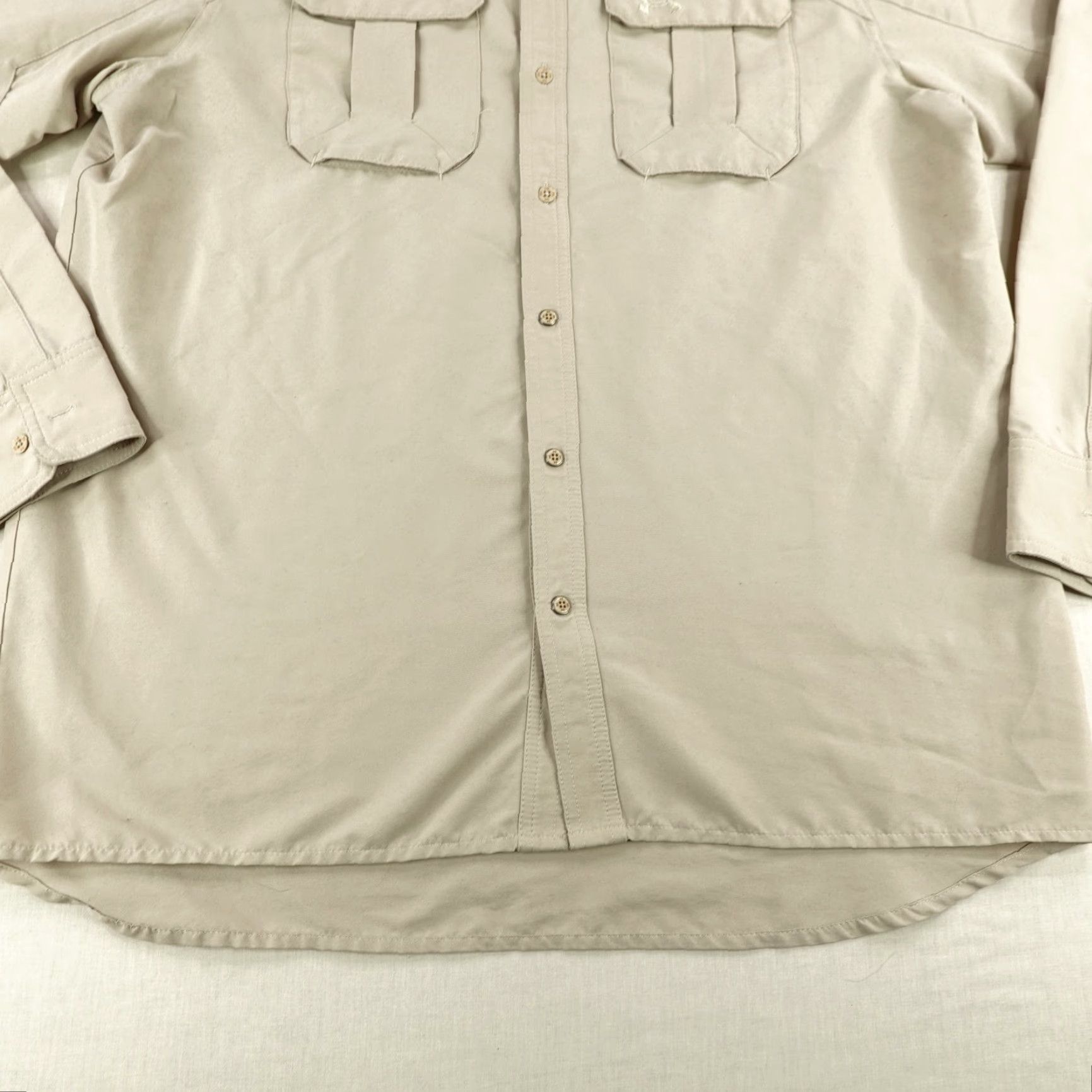 Under Armour Under Armour Shirt Mens Large Khaki Cold Gear Performance Fishing Button Up Size US L / EU 52-54 / 3 - 6 Thumbnail