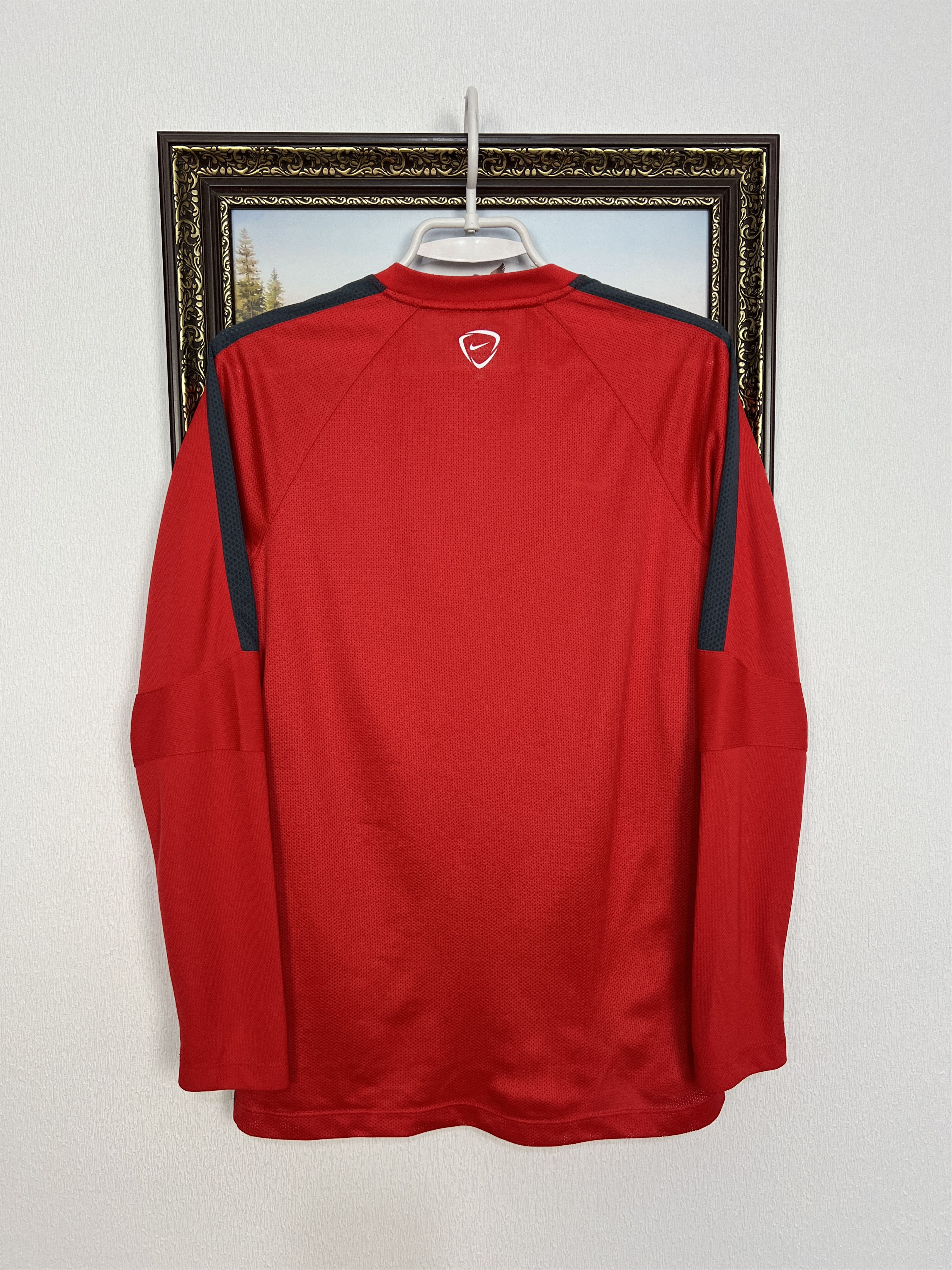 Nike Poland Football Sweatshirt Soccer Track Top Slim Fit Size US M / EU 48-50 / 2 - 10 Thumbnail
