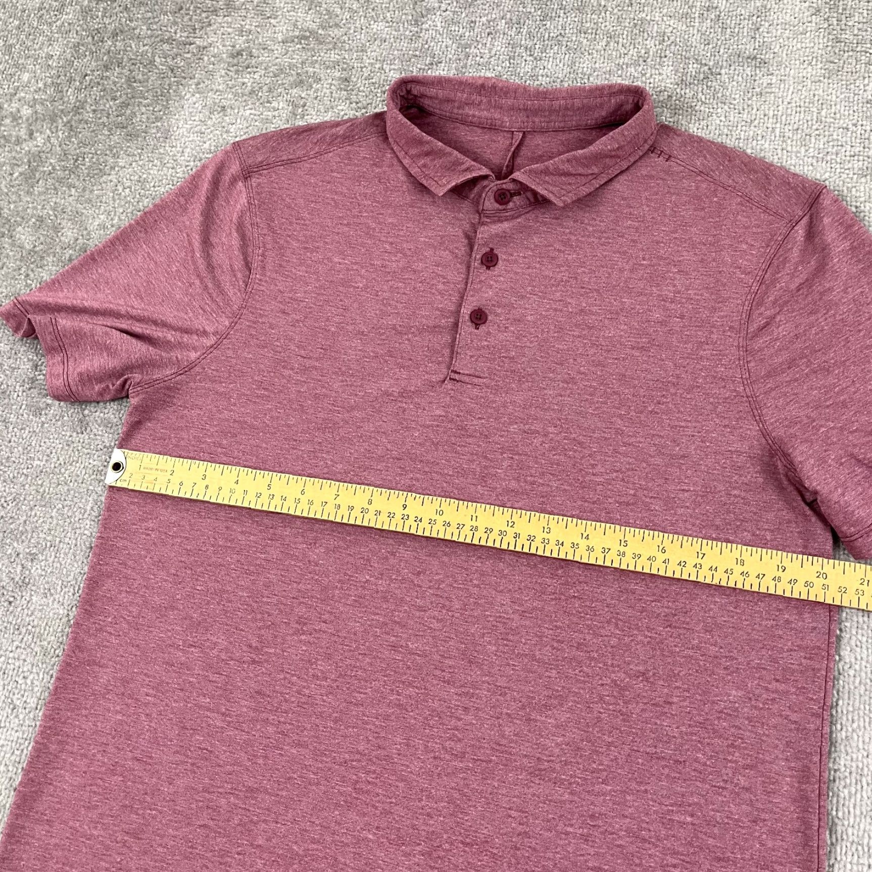 Lululemon Lululemon Polo Shirt Mens M Red Performance Golf Sport Preppy Stretch Casual Size US M / EU 48-50 / 2 - 5 Thumbnail