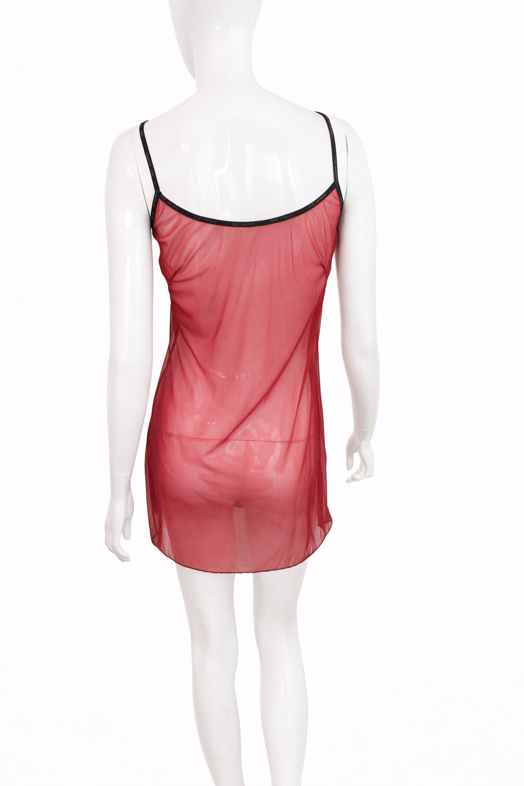 Dolce & Gabbana D&G Dolce & Gabbana Sheer Mesh Slip Transparent Mini Dress Size M / US 6-8 / IT 42-44 - 4 Thumbnail