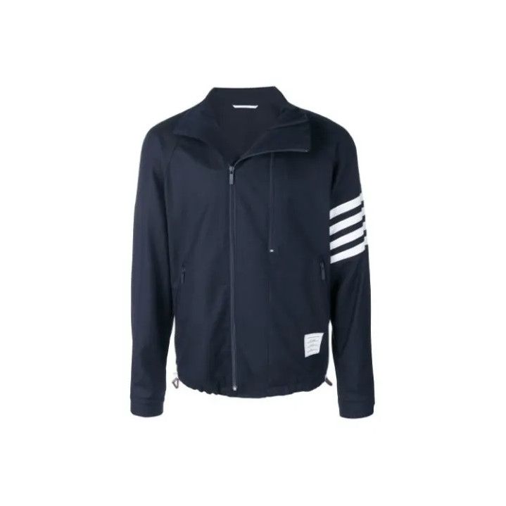 Thom Browne Thom Browne Striped Zip Long Sleeve Jacket Size US M / EU 48-50 / 2 - 1 Thumbnail