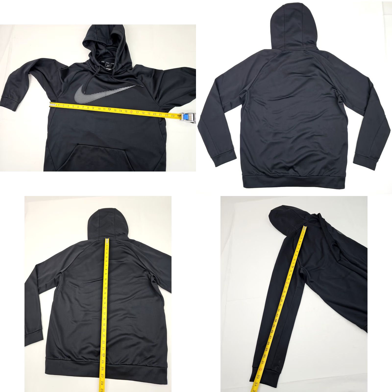 Nike Nike Therma-FIT Pullover Hoodie Men L Swoosh Kangaroo Pouch Pocket Black Size US L / EU 52-54 / 3 - 8 Thumbnail