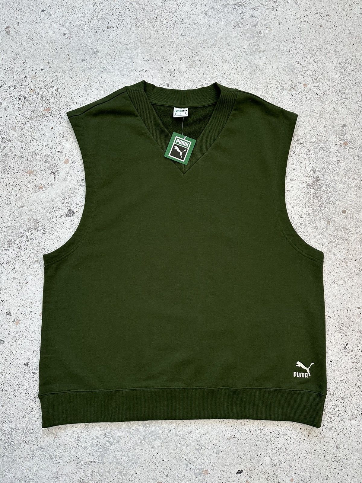 Puma Puma Tailored Vest Kombu Green Men XL Gilet Styled Size US XL / EU 56 / 4 - 1 Thumbnail