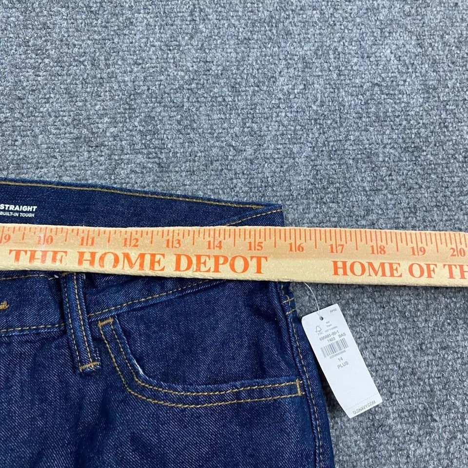 Old Navy Old Navy Jeans Women's 14 Plus Straight Leg Medium Wash Size 36" / US 14 / IT 50 - 5 Thumbnail