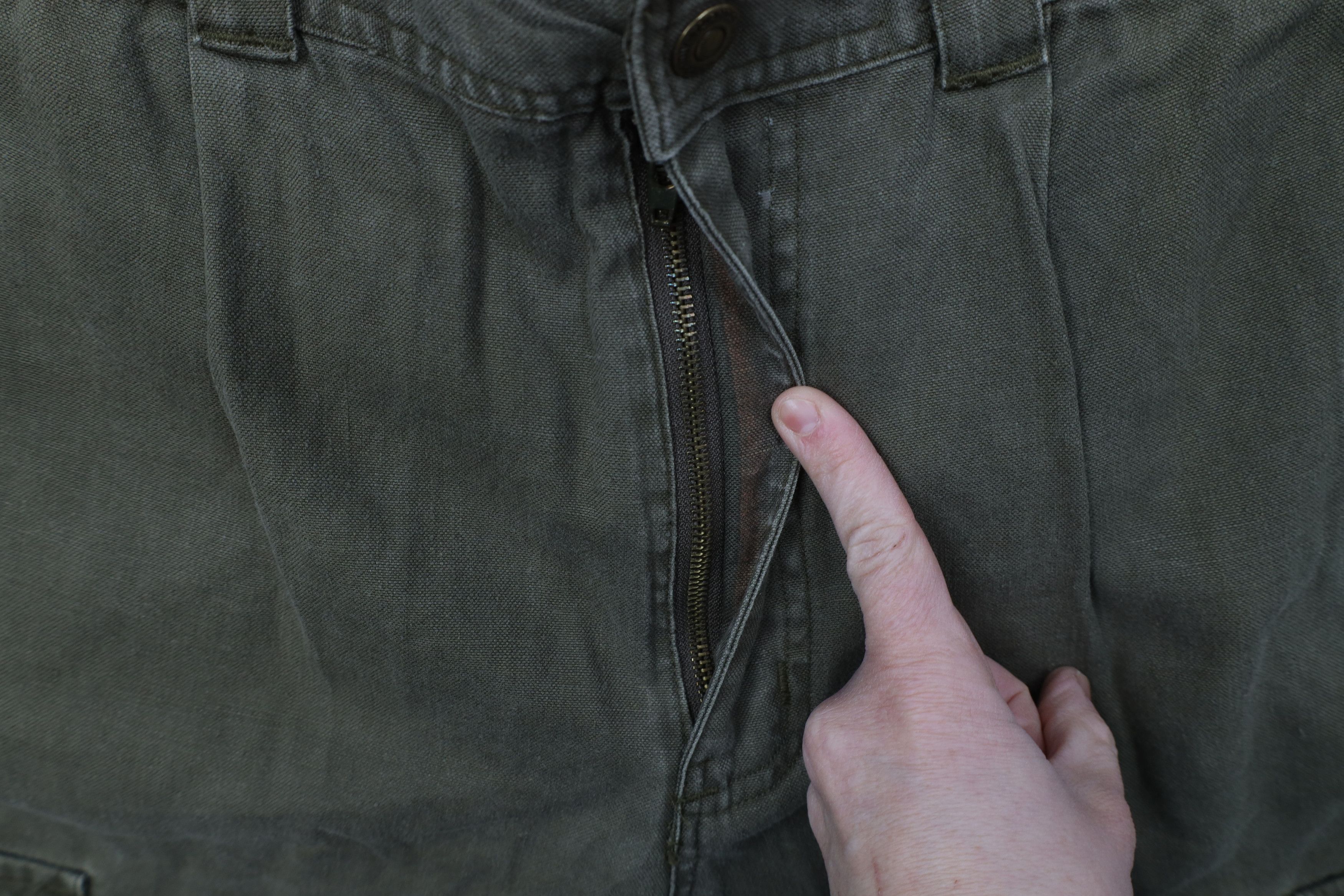 Vintage Vintage 90s Streetwear Relaxed Fit Baggy Cargo Pants Green Size US 34 / EU 50 - 7 Thumbnail