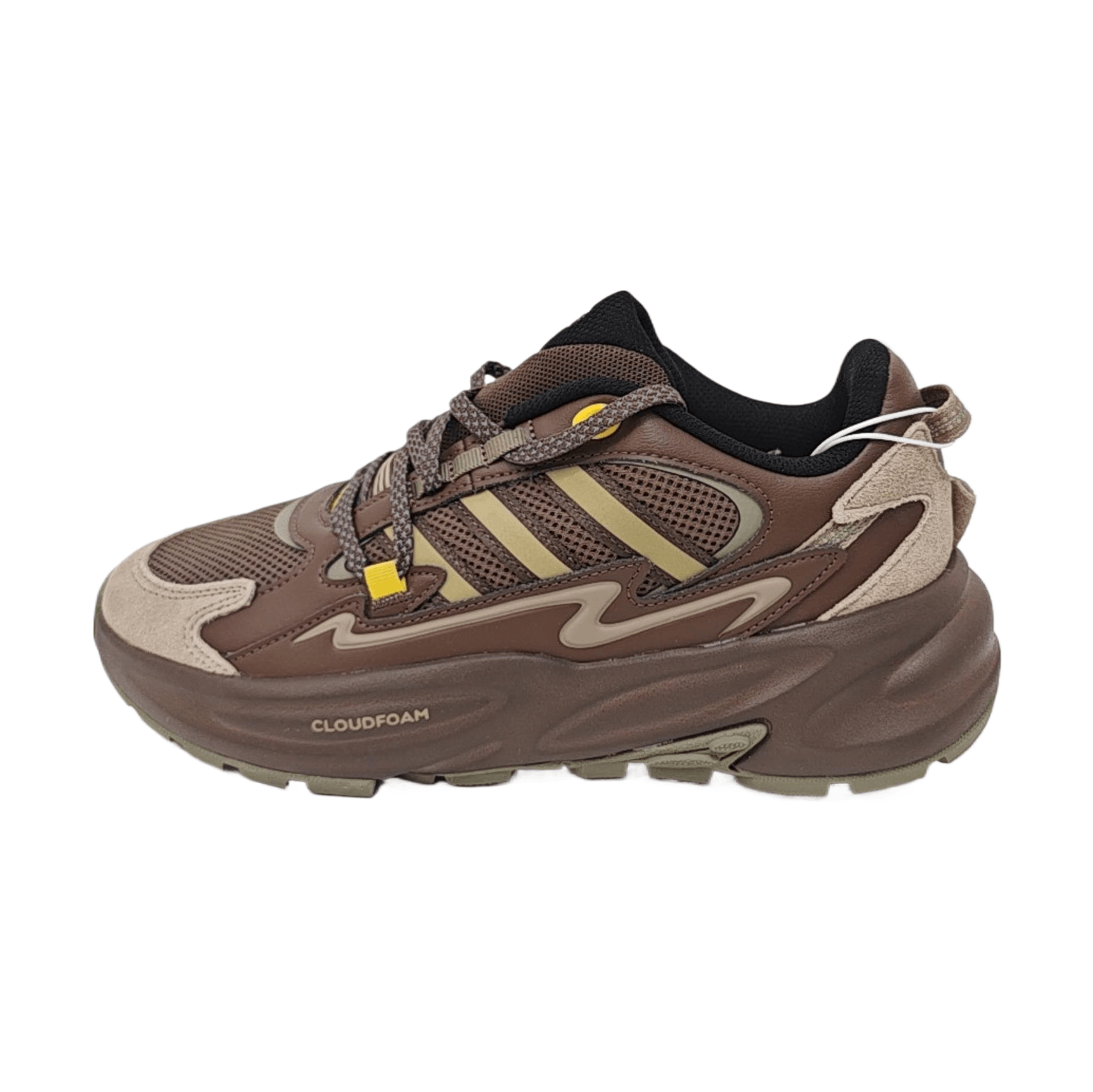 Adidas adidas Brown Multi Leather Low-Top Sneakers EU 40.5 Size US 7.5 / EU 40-41 - 1 Thumbnail
