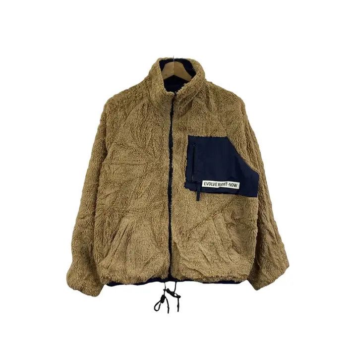 Bershka BERSHKA EVOLVE TECHNICAL Reversible Shearling Jacket Fleece Size US L / EU 52-54 / 3 - 5 Thumbnail
