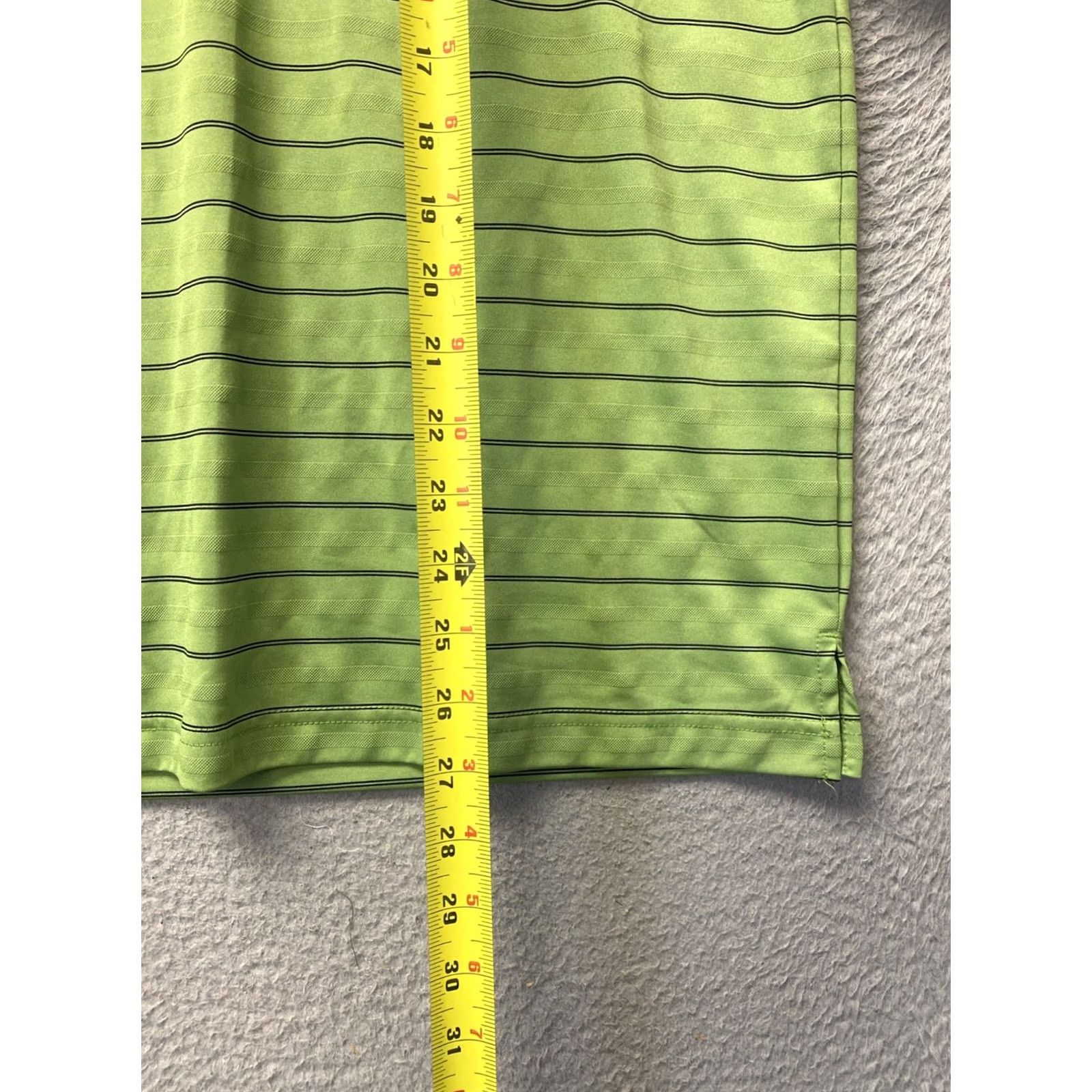Vintage VINTAGE Grand Slam Polo Shirt Mens S Short Sleeve Bright Green Stripe 0788 Size US S / EU 44-46 / 1 - 6 Thumbnail