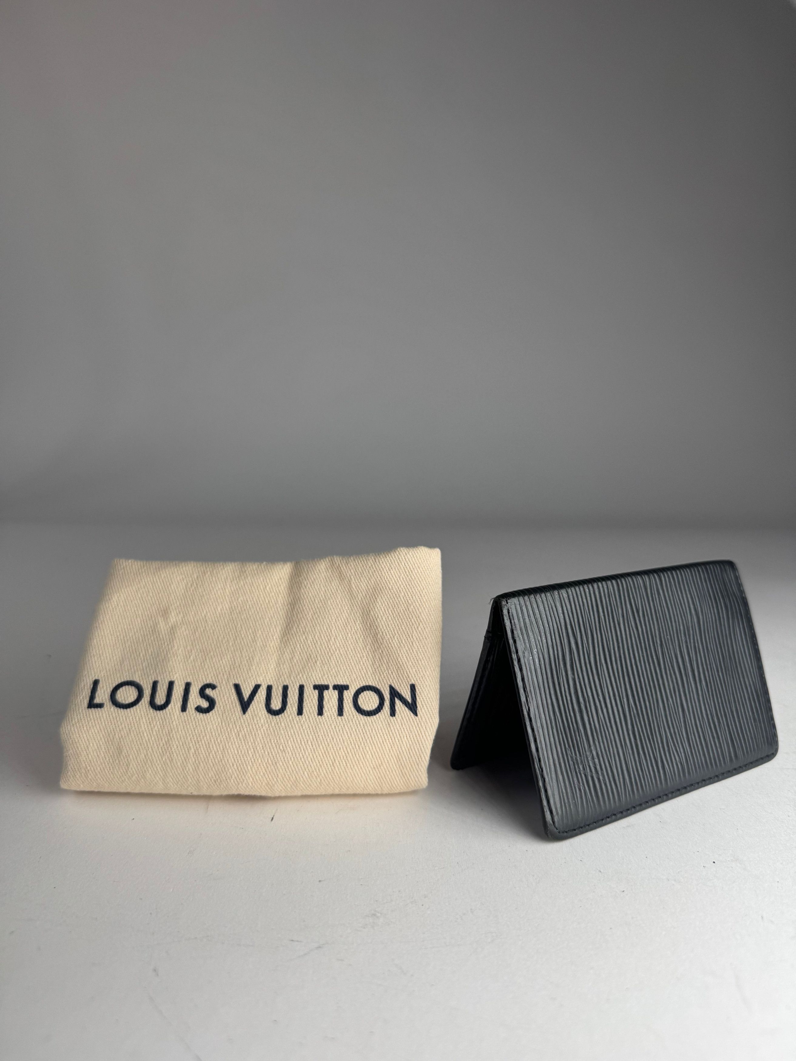 Louis Vuitton Vintage EPI Leather Card Holder Black Size ONE SIZE - 1 Thumbnail