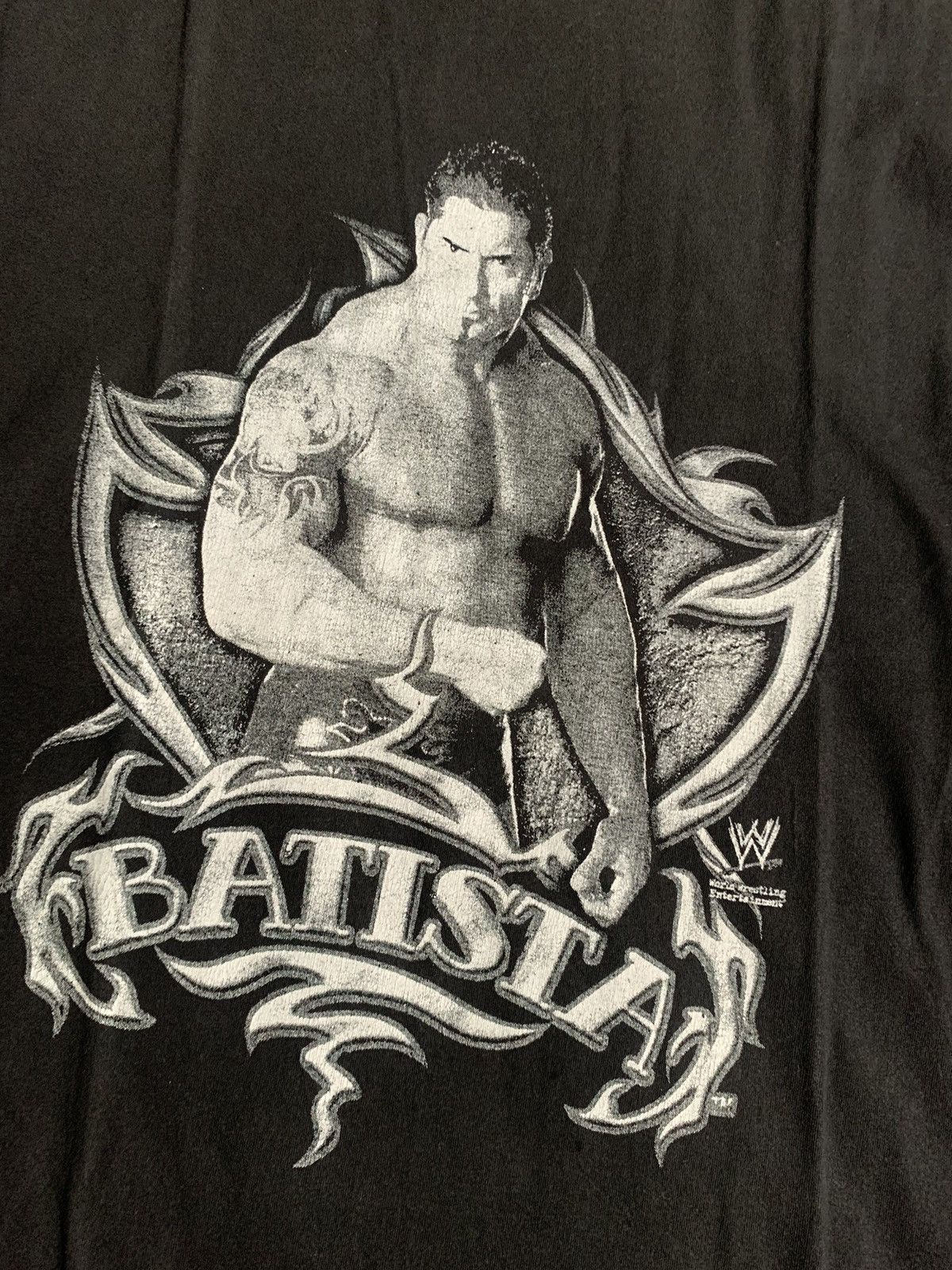 WWE Vintage Early 00s Batista Tee Size US XL / EU 56 / 4 - 2 Thumbnail