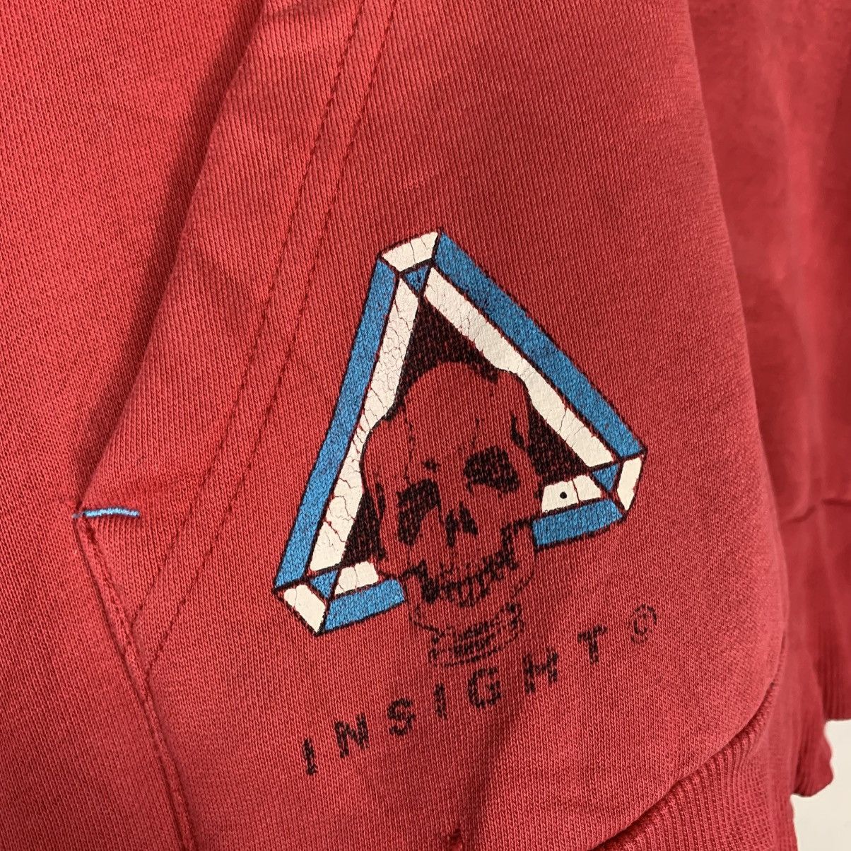 Japanese Brand Vintage Insight Fifty One Big Print Hoodie Size US S / EU 44-46 / 1 - 13 Thumbnail