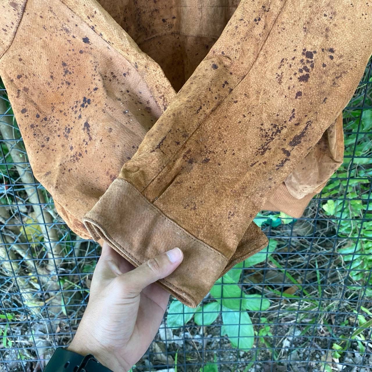 Genuine Leather × Vintage J.McGriffin Zipper Genuine Leather Jacket Size US XL / EU 56 / 4 - 10 Thumbnail
