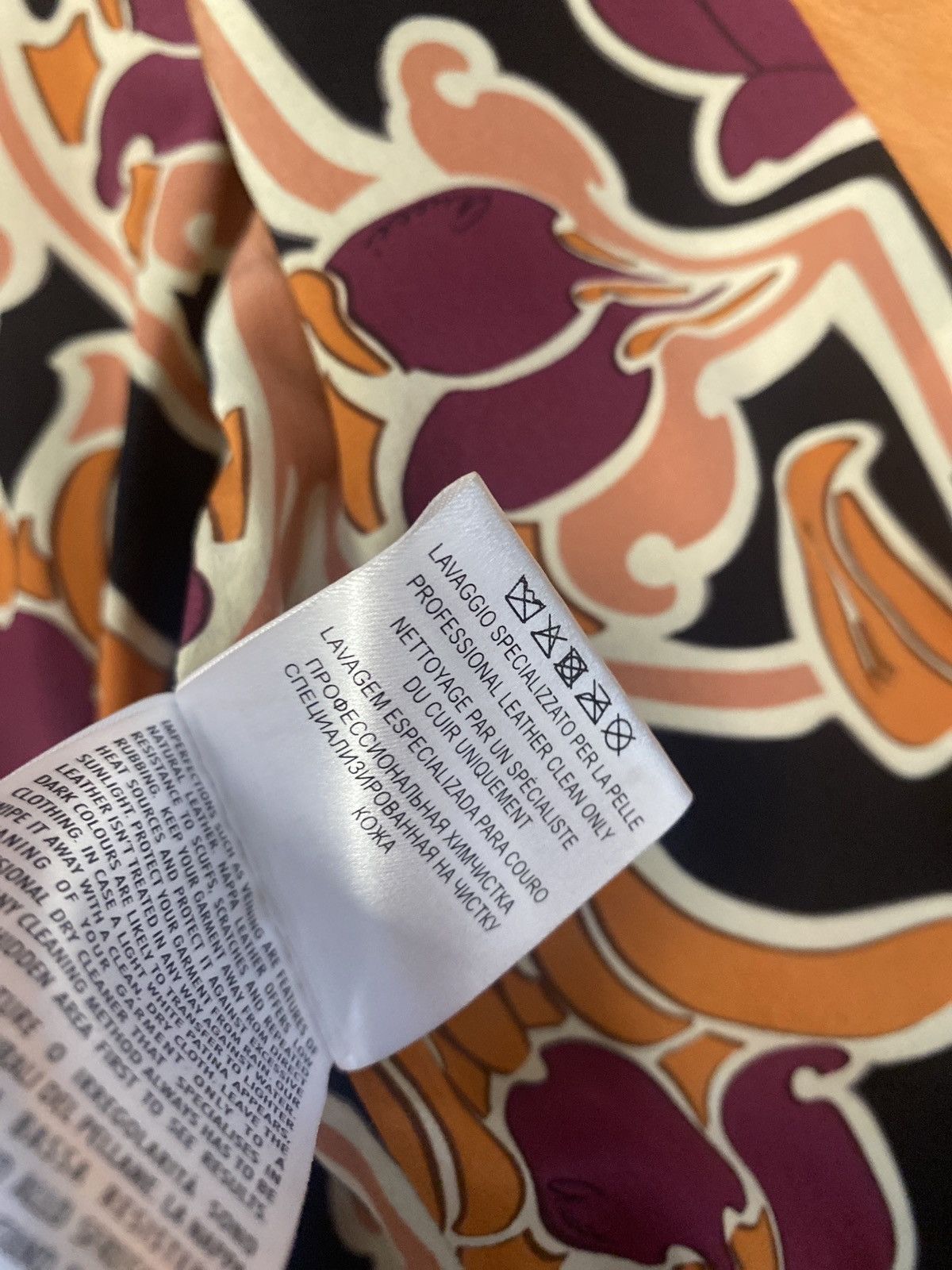 Gucci Gucci 2007 Orange Leather Jacket Size US S / EU 44-46 / 1 - 7 Thumbnail