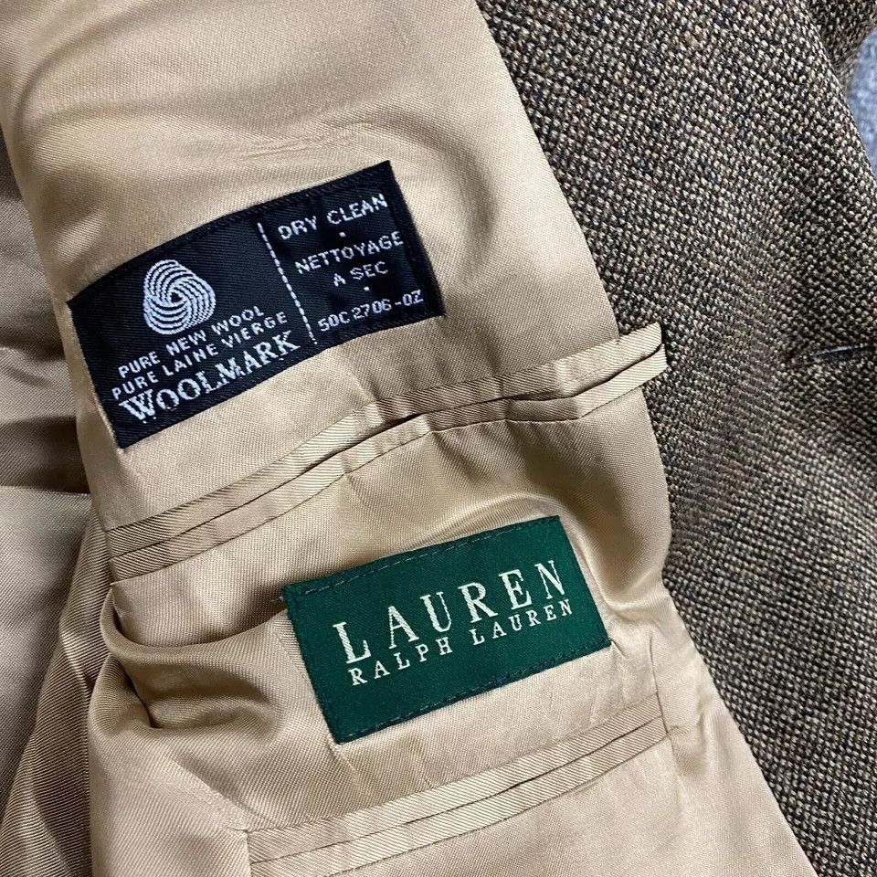 Lauren Ralph Lauren Lauren Ralph Lauren Blazer Men's 44L 3 Buttons Jacket Wool Size 44R - 8 Thumbnail