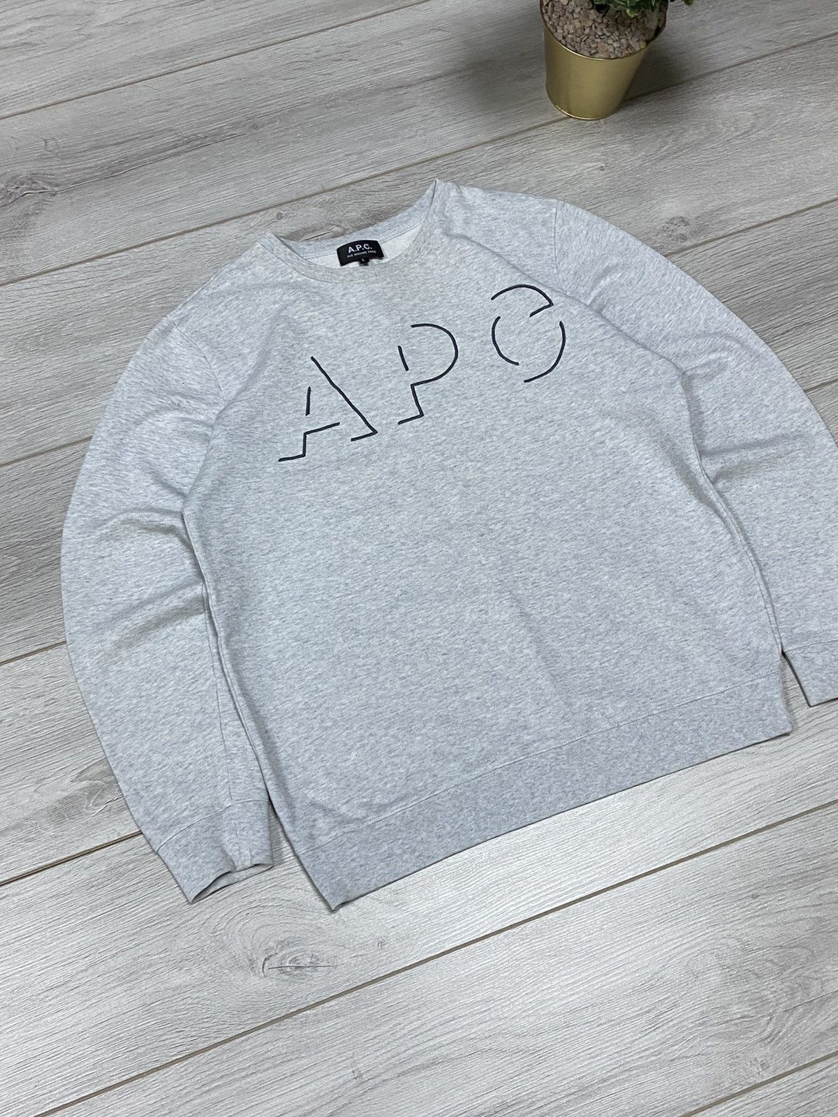 A.P.C. A.P.C. big 3D logo sweatshirt Size US L / EU 52-54 / 3 - 3 Thumbnail