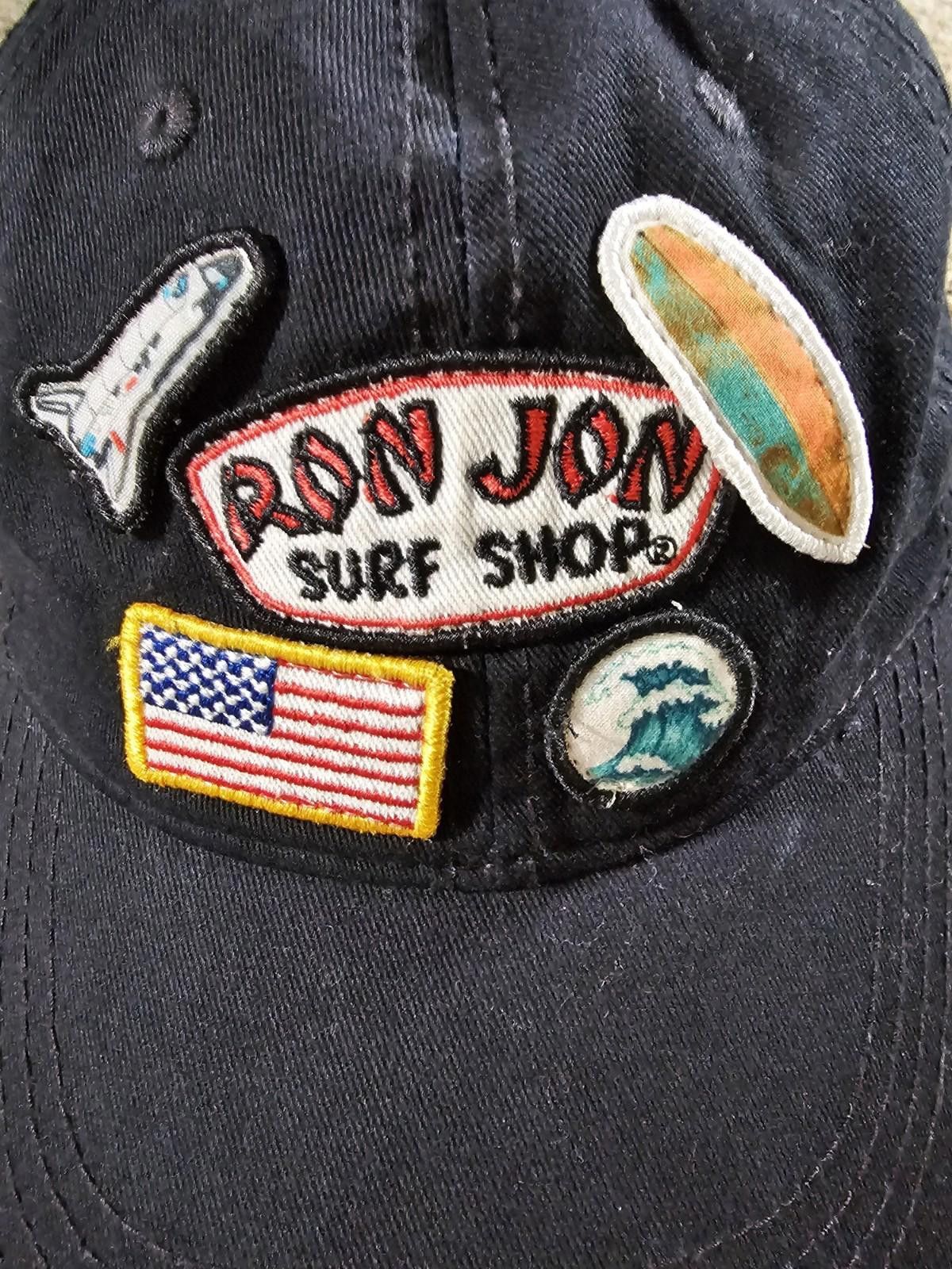 Ron Jon Surf Shop Ron Jon Surf Shop strapback black Hat W/ patches Size ONE SIZE - 3 Thumbnail