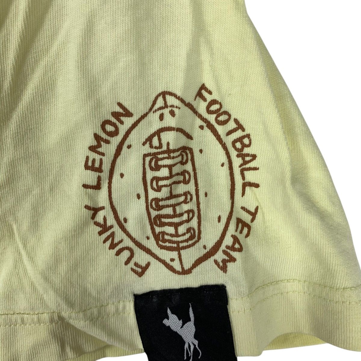 Vintage FUNKY LEMON FOOTBAL TEAM Rugby Amekaji Tee Shirt Top Size US L / EU 52-54 / 3 - 5 Thumbnail