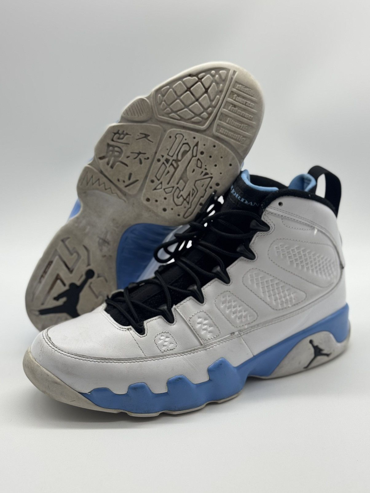 Jordan Brand × Nike Nike Air Jordan 9 Retro Powder Blue University UNC Men’s 9.5 Size US 9.5 / EU 42-43 - 1 Thumbnail