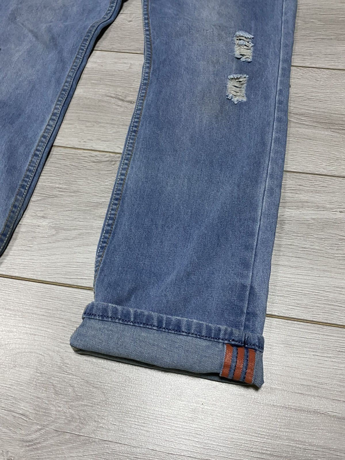 Diesel Diesel x Adidas vintage Italy jeans three stripes selvedge Size US 34 / EU 50 - 4 Thumbnail