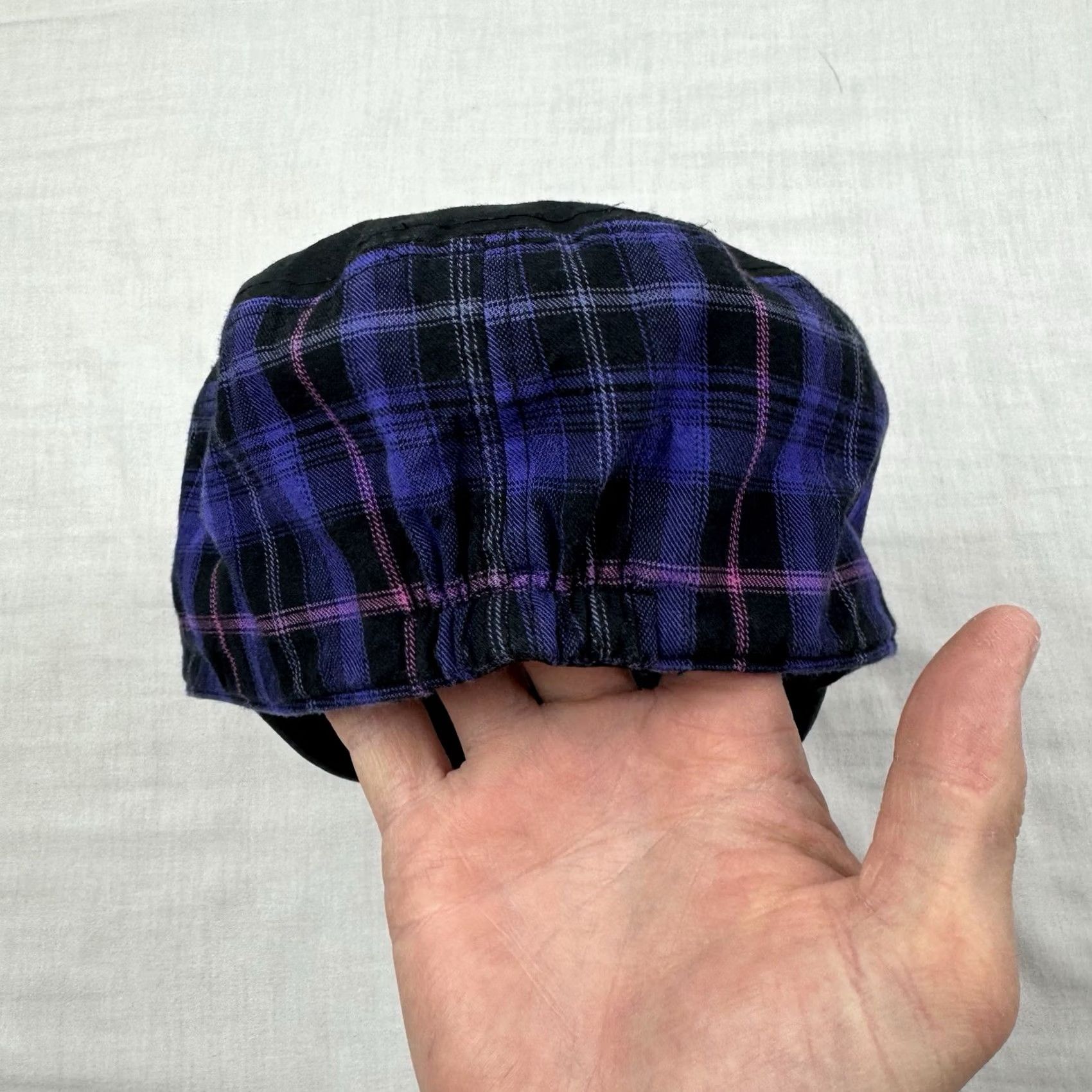 Harley Davidson VINTAGE Harley Davidson Hat Womens OSFM Plaid Y2K Hipster Punk Goth Biker 2003 Mens Women Size ONE SIZE - 5 Thumbnail