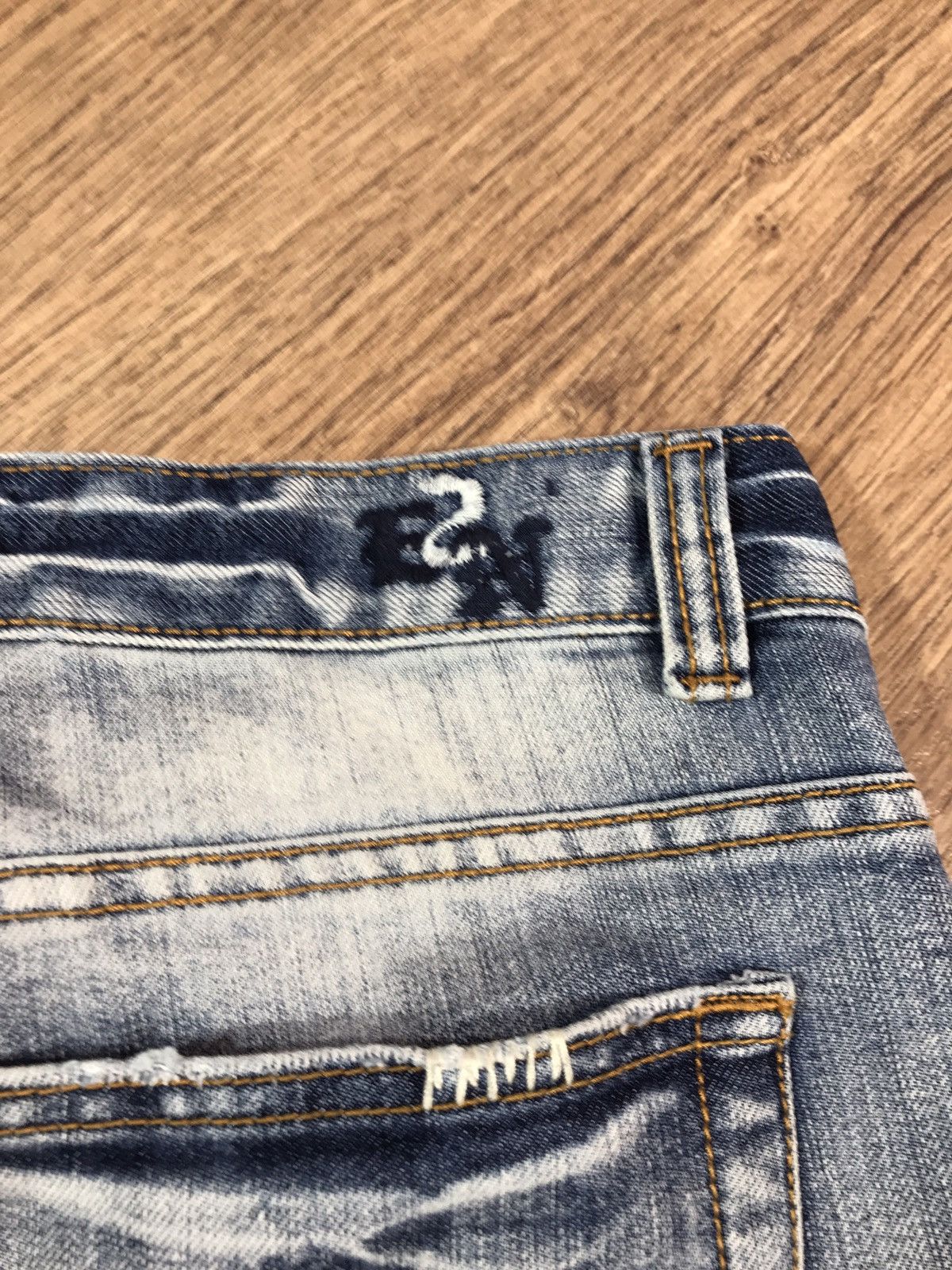 Japanese Brand × Vintage Vintage Denim Pants Double Knee Jeans Size US 36 / EU 52 - 16 Thumbnail