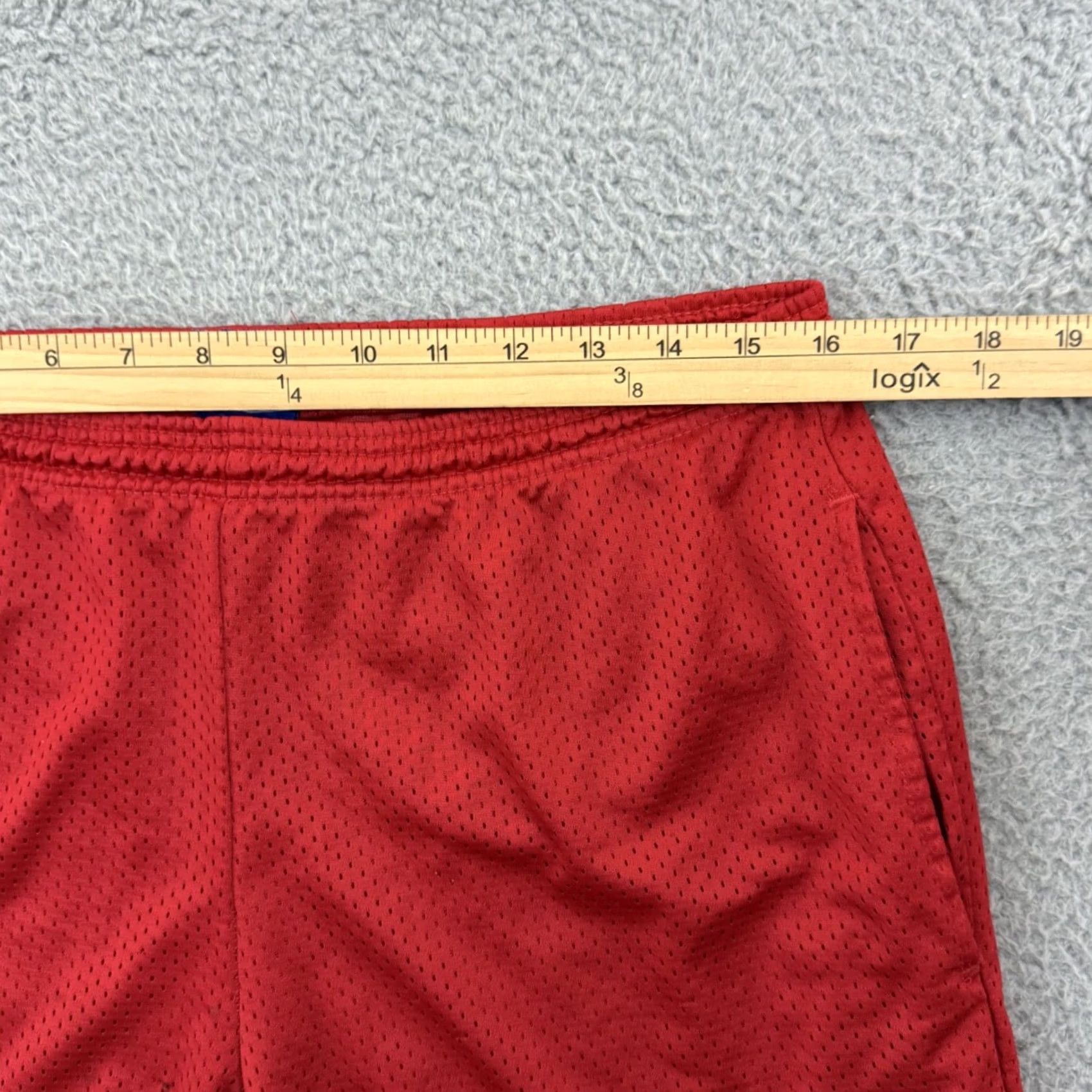 Champion Vintage Champion Shorts Men Large Red 90s Drawstring Sport Stretch Active Gym 8 Size US 33 - 6 Thumbnail