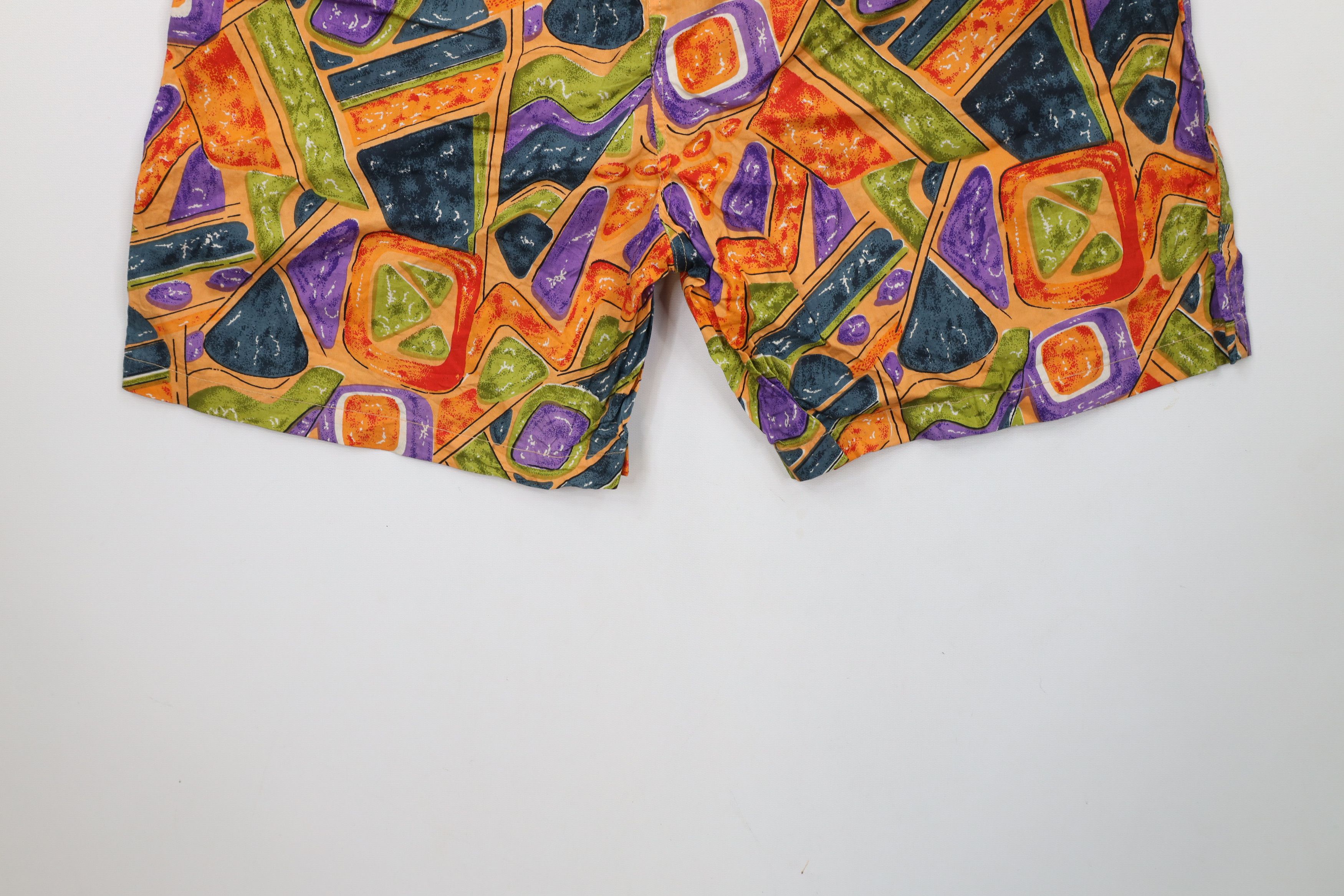 Vintage Vintage 90s Streetwear Lined Above Knee Shorts Trunks Size US 30 / EU 46 - 11 Thumbnail