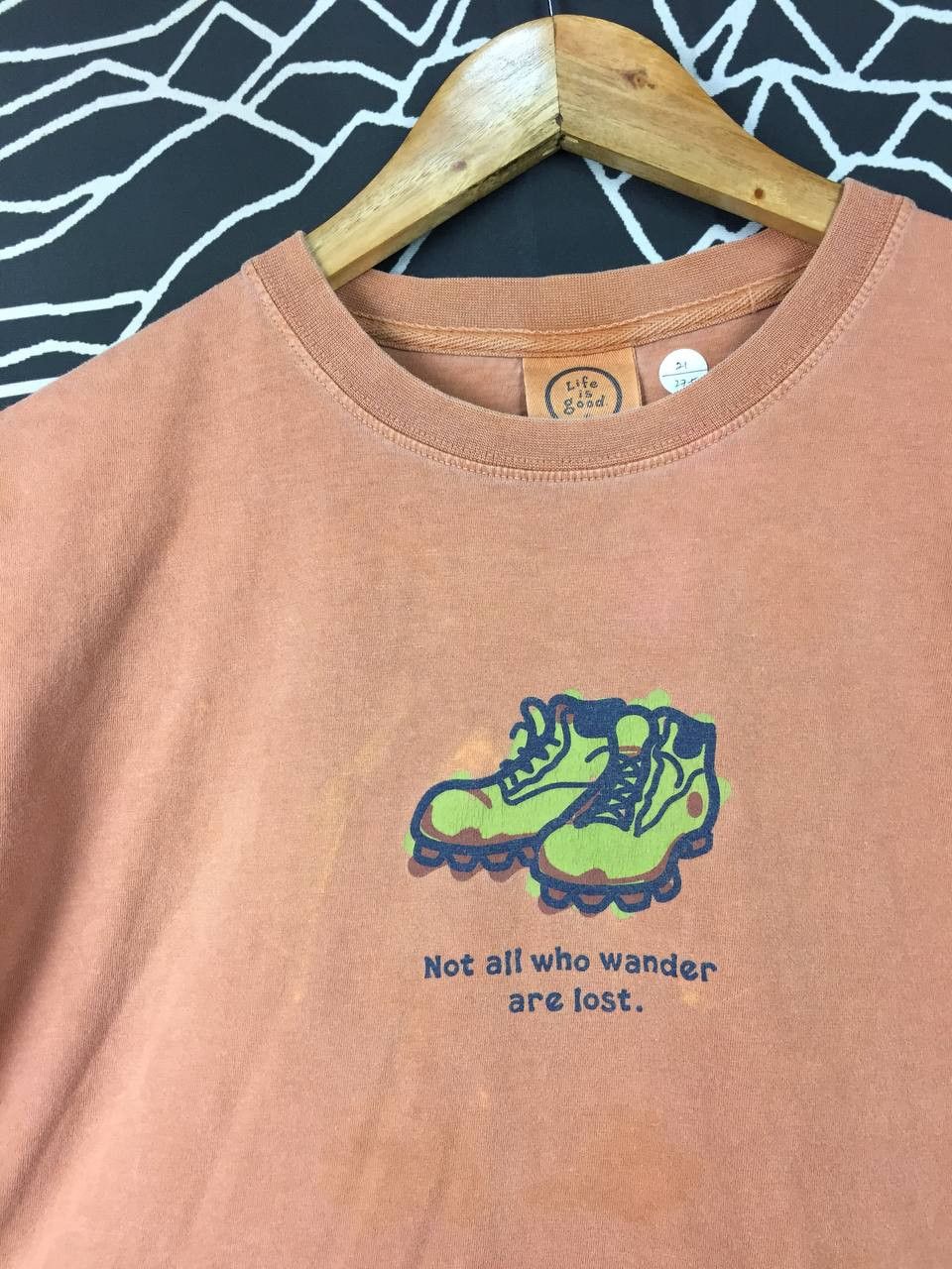 Life is Good Life is Good Not All Who Wander Are Lost Outdoor Tee Size US M / EU 48-50 / 2 - 4 Thumbnail