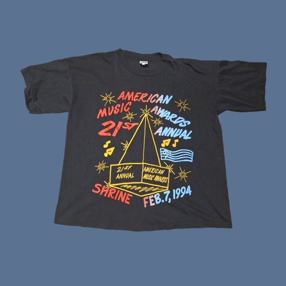 Vintage VINTAGE 1994 90s American Music Awards Snoop Dogg Rap Will Smith Shirt DRY ROT XL Black T-Shirt Unbranded Unisex Adults Mens Womens Size US XL / EU 56 / 4 - 1 Thumbnail